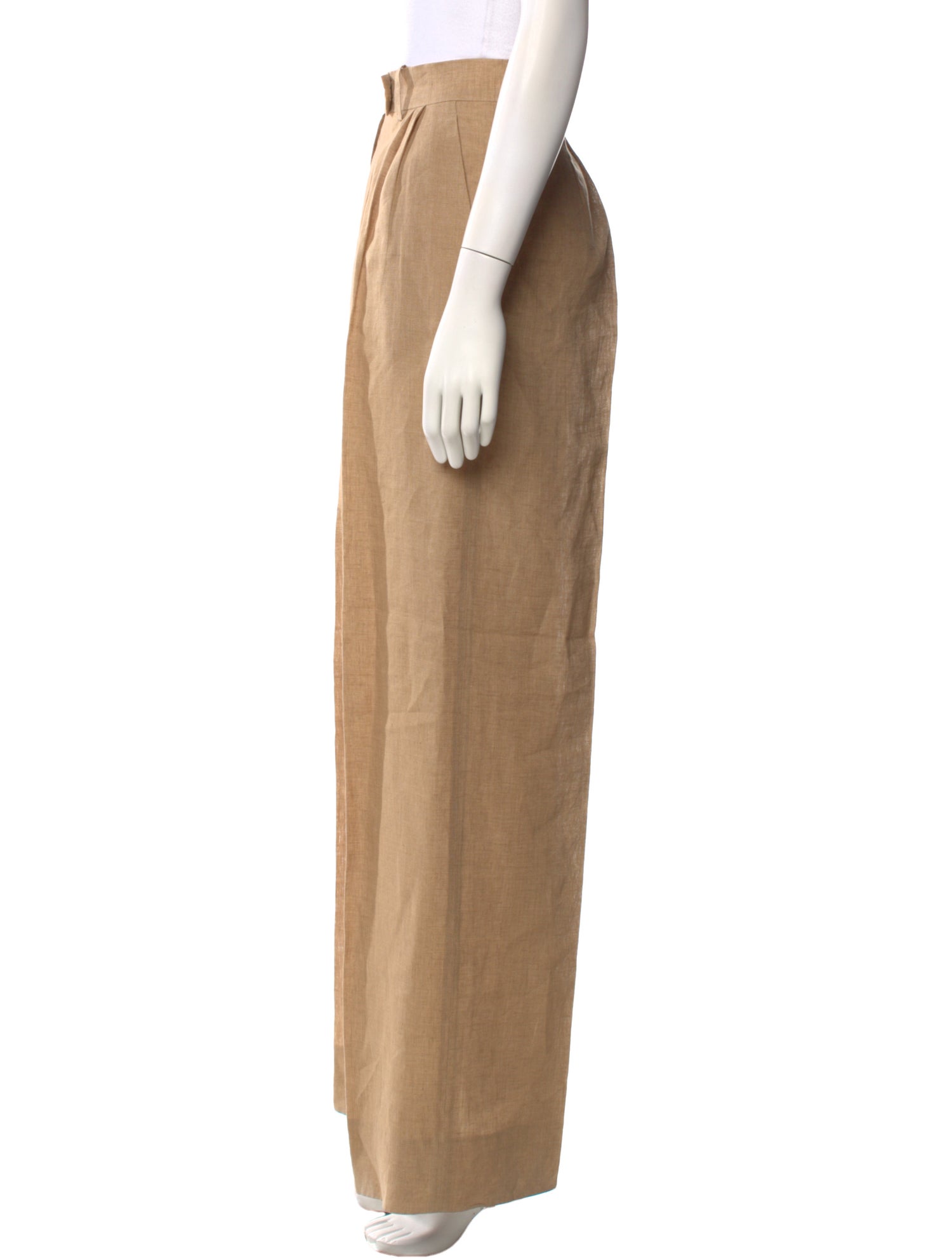 Fendi Linen Wide Leg Pants