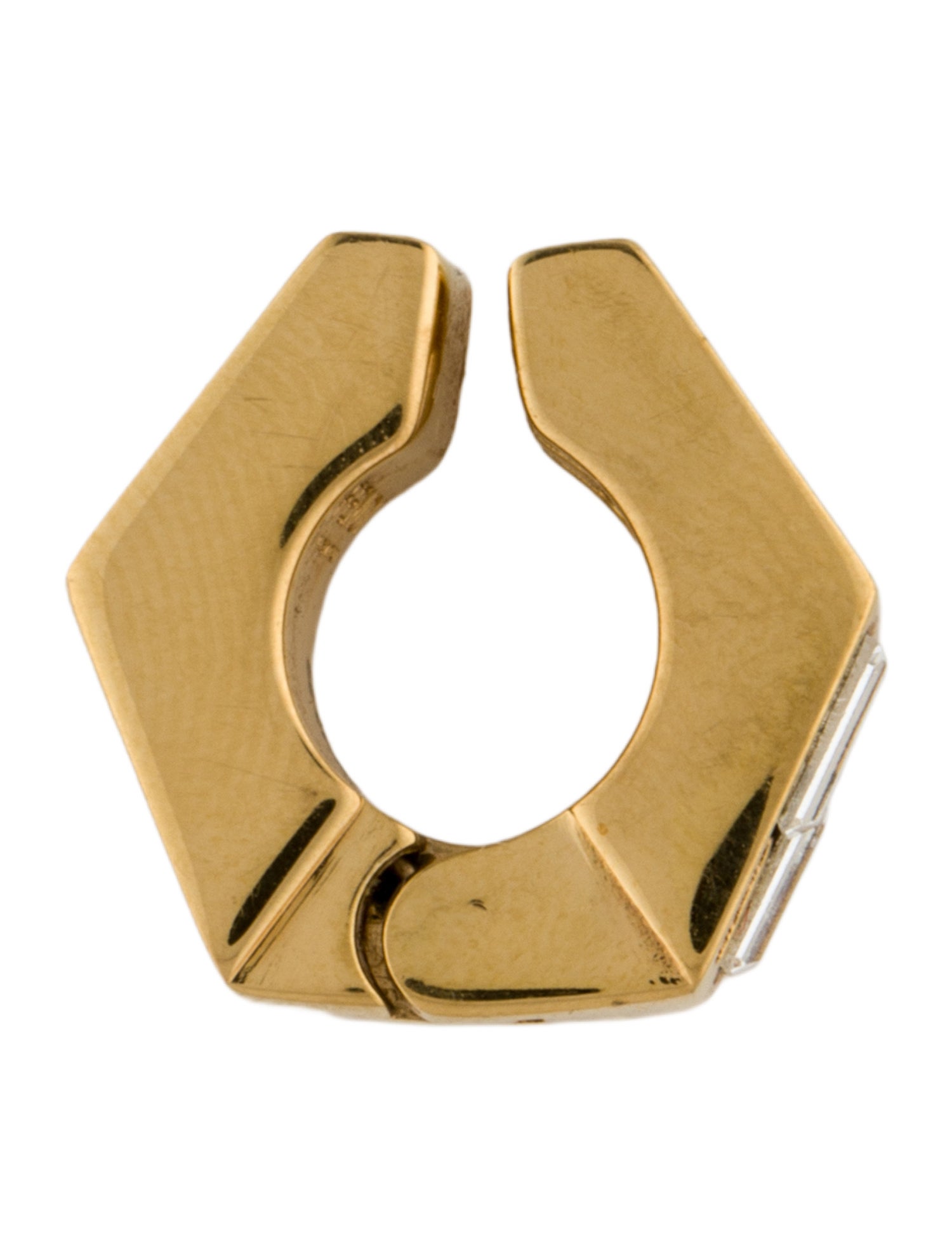 Fendi Crystal Baguette Single Ear Cuff