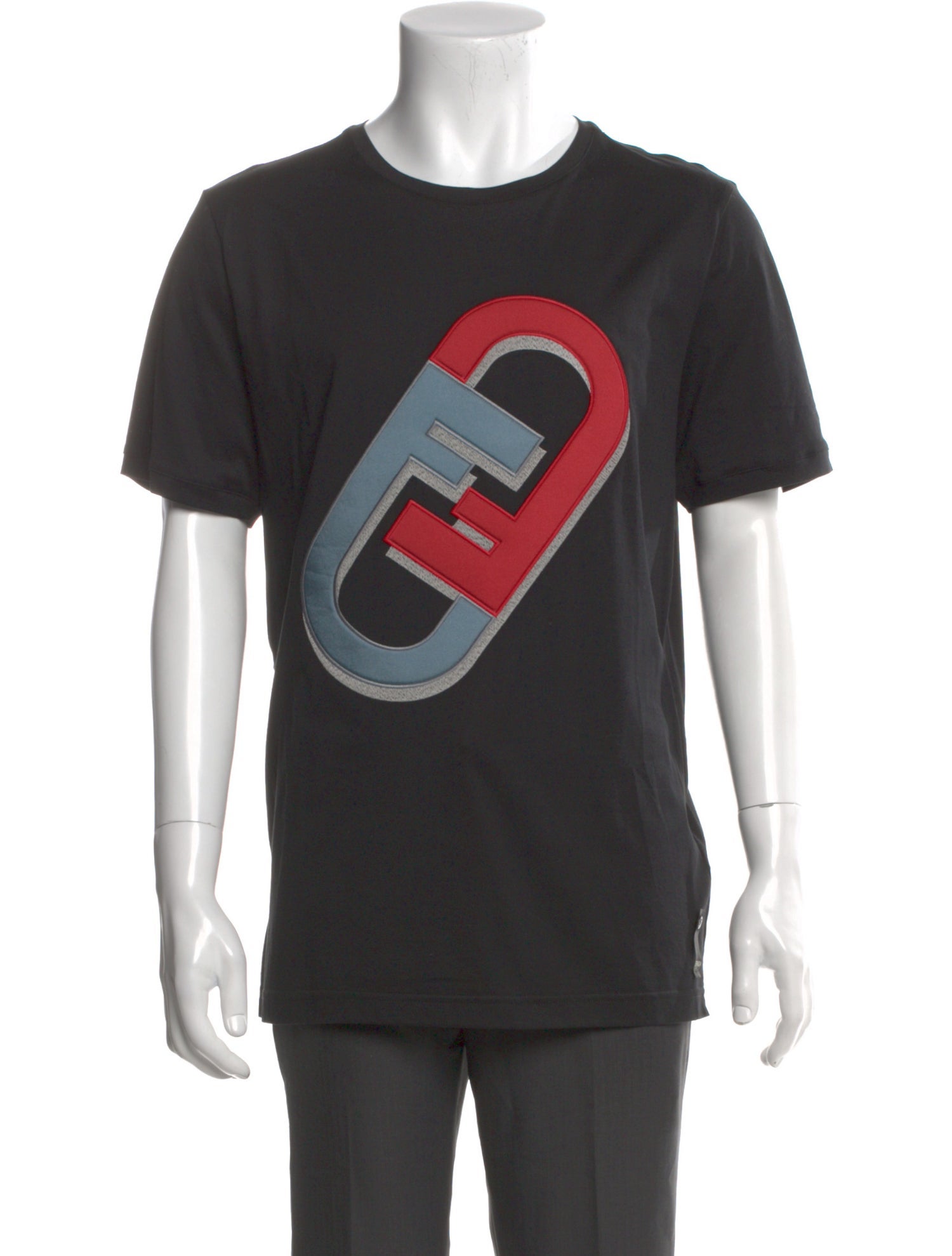 Fendi Graphic Print Crew Neck T-Shirt