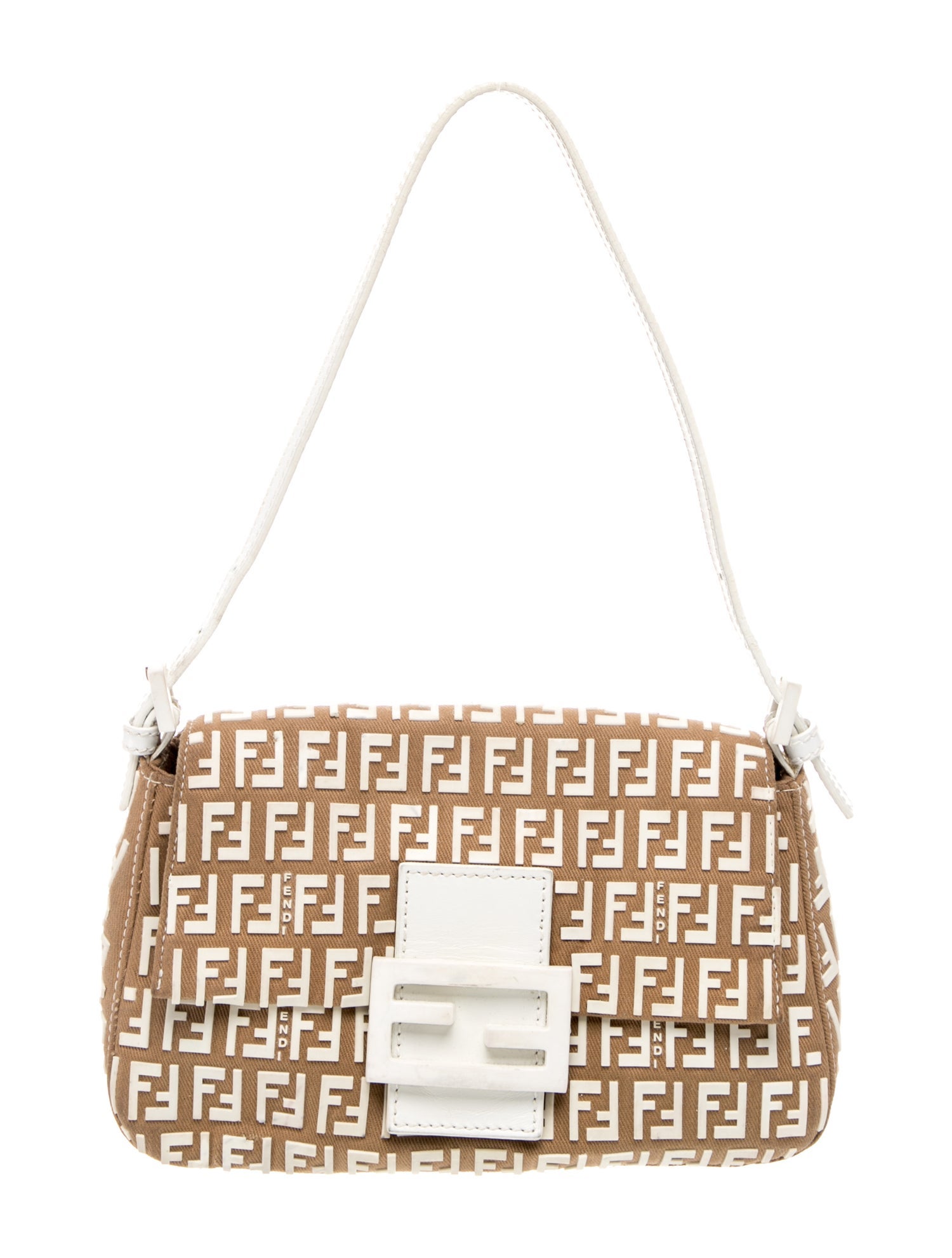 Fendi Zucchino FF Baguette Vintage