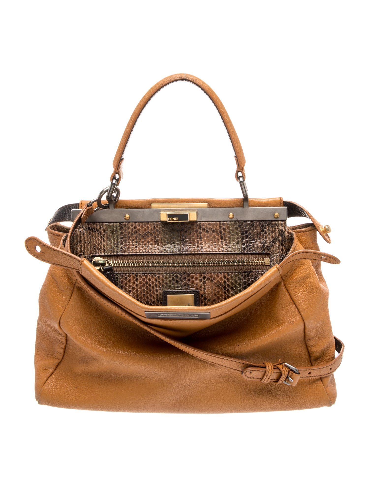 Fendi Leather Peekaboo Small Vintage