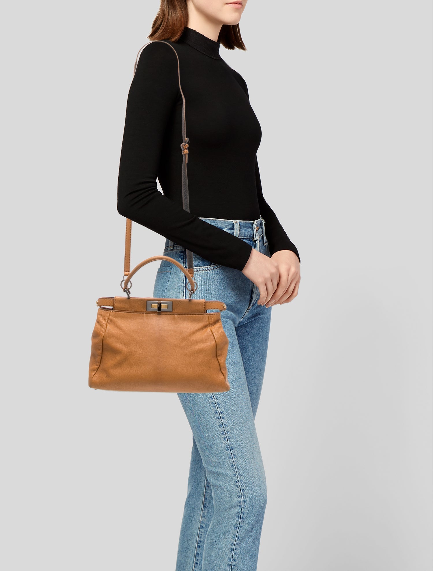 Fendi Leather Peekaboo Small Vintage