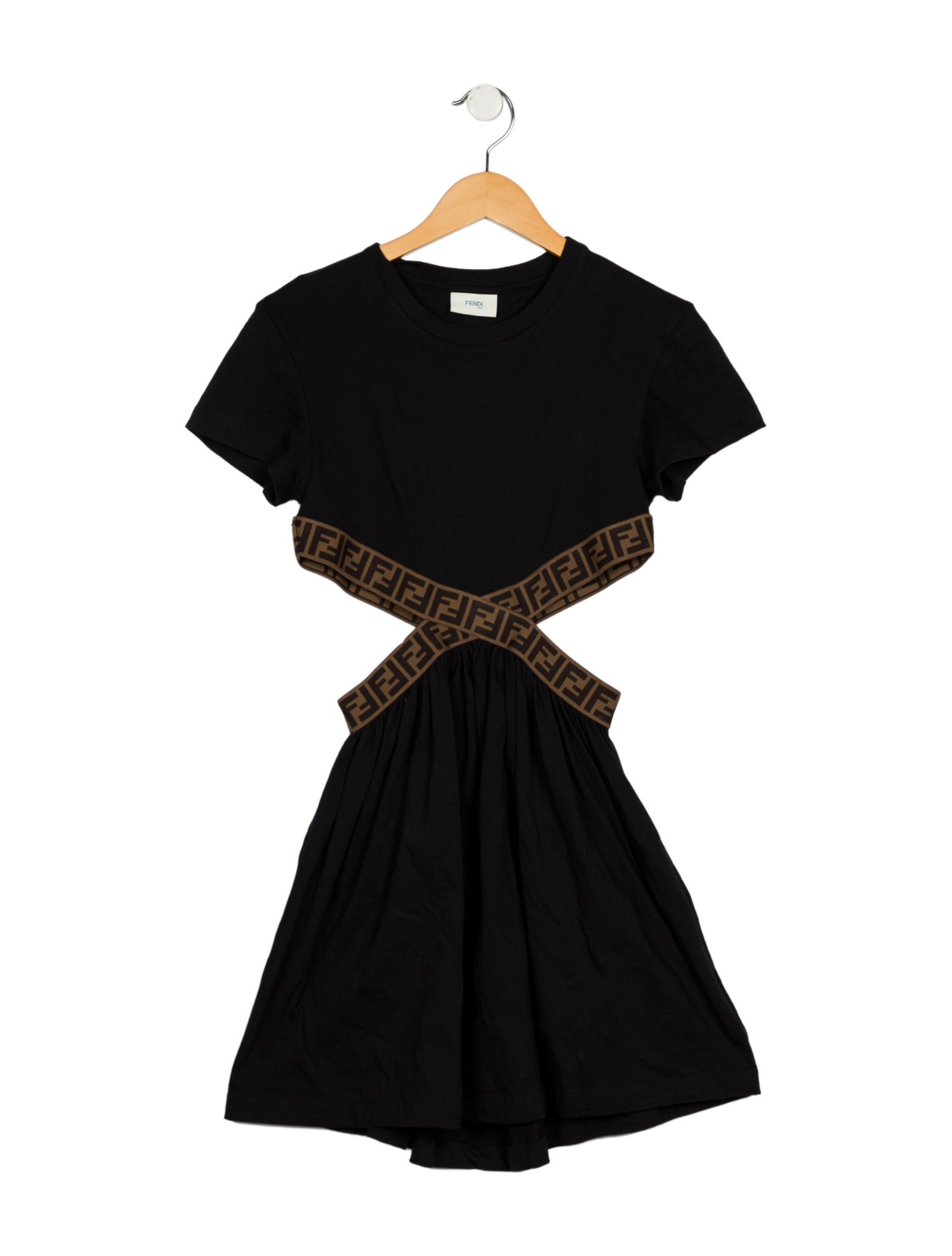 Fendi Girls' Solid Dress