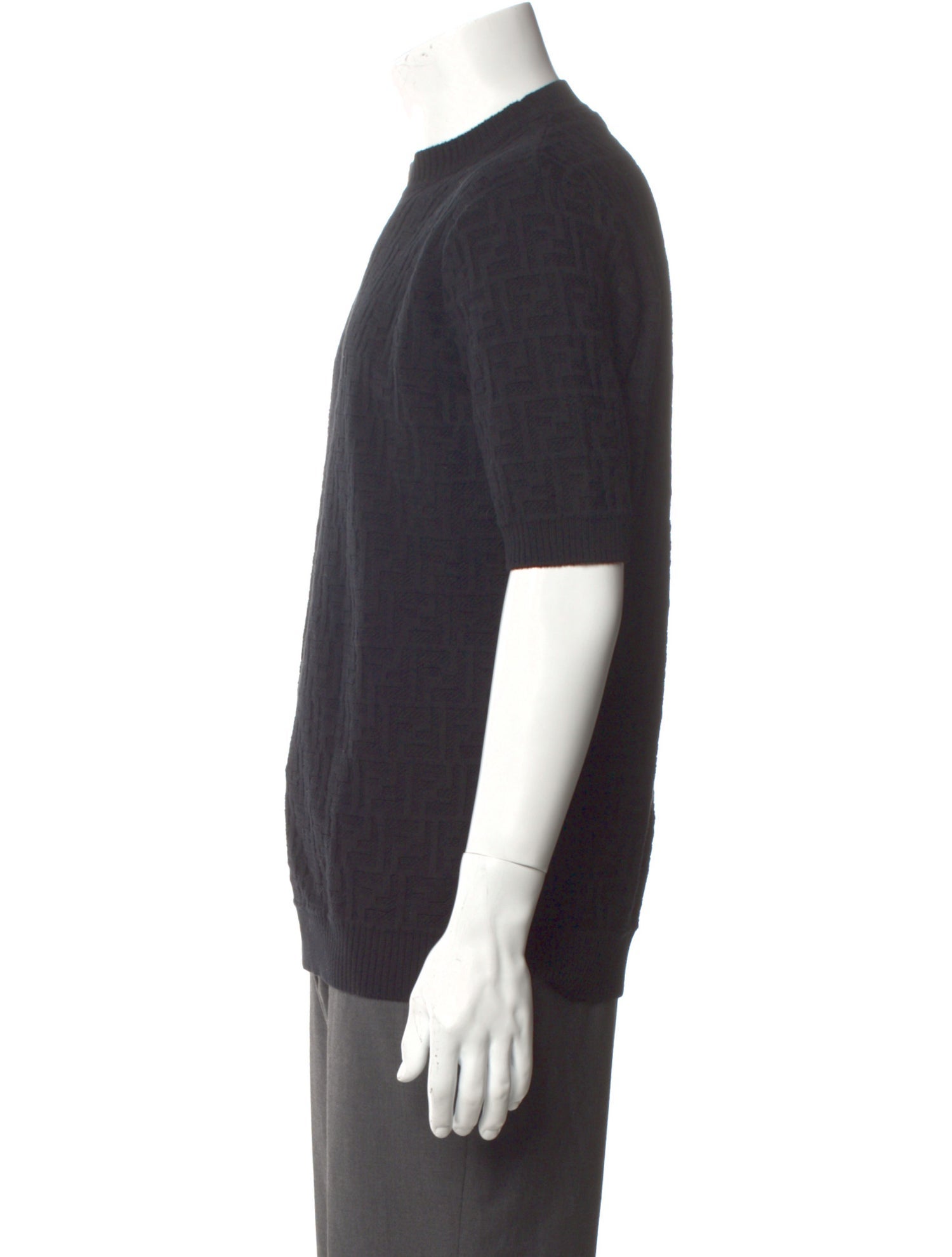 Fendi Zucca FF Logo Crew Neck Pullover