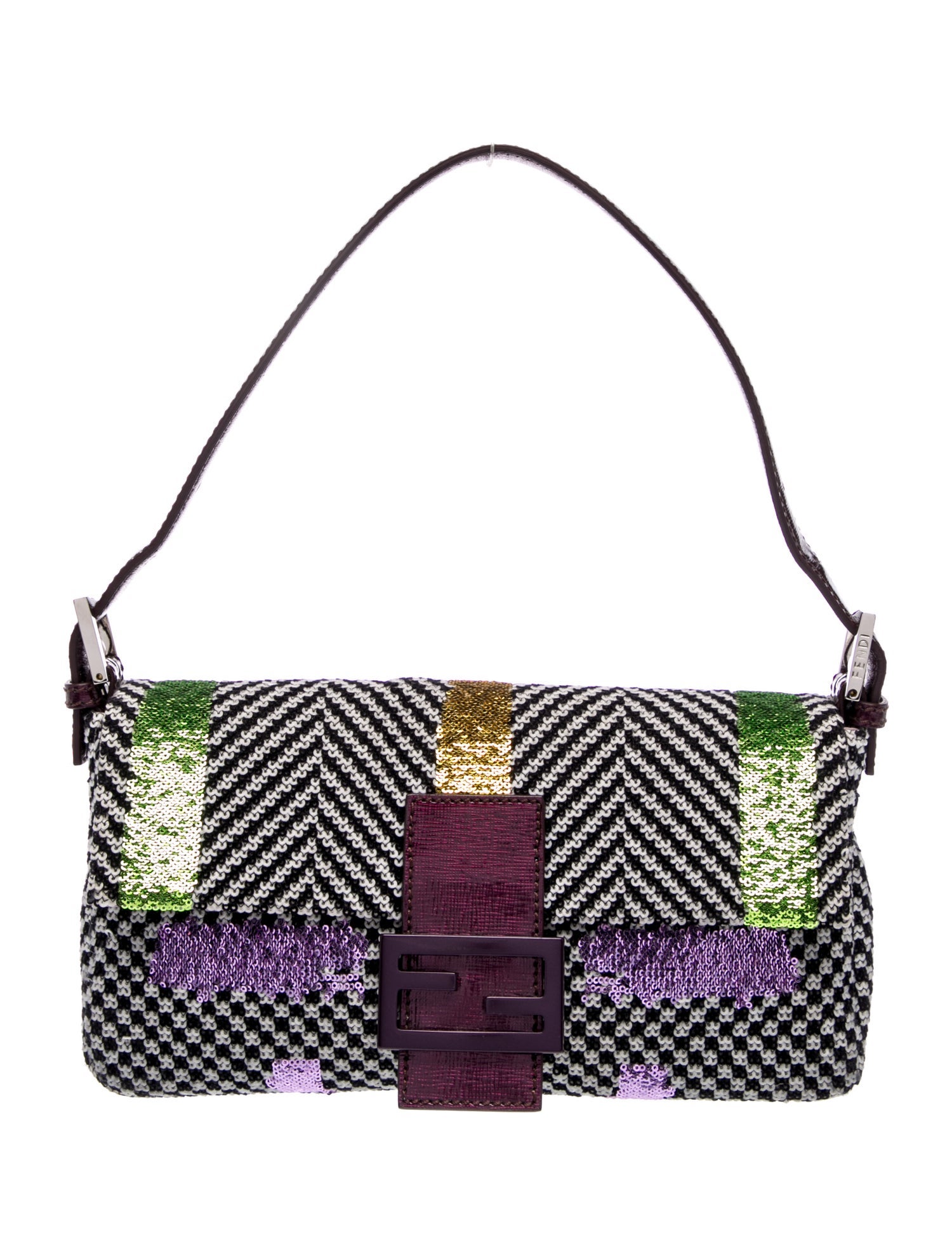Fendi Sequins Baguette