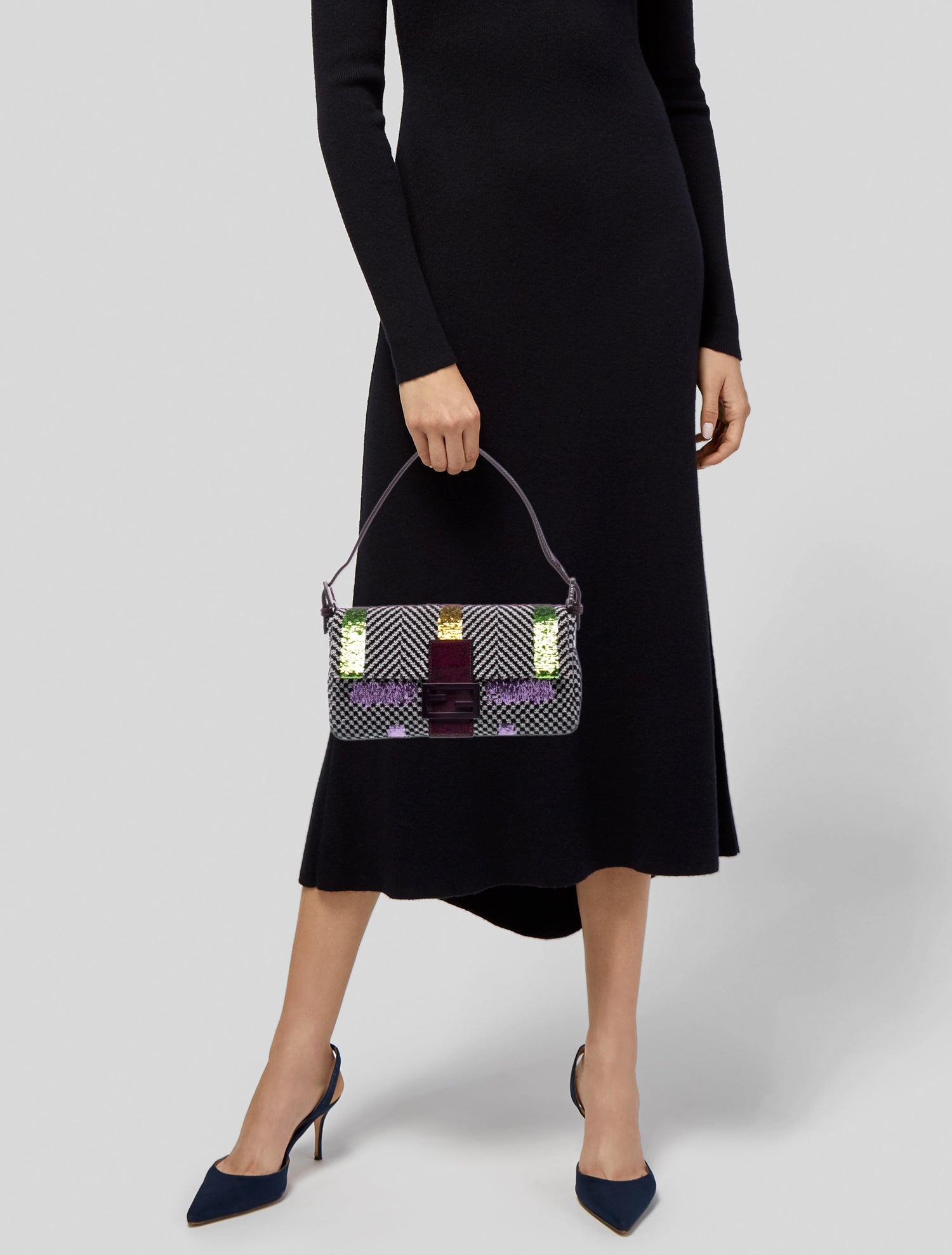Fendi Sequins Baguette