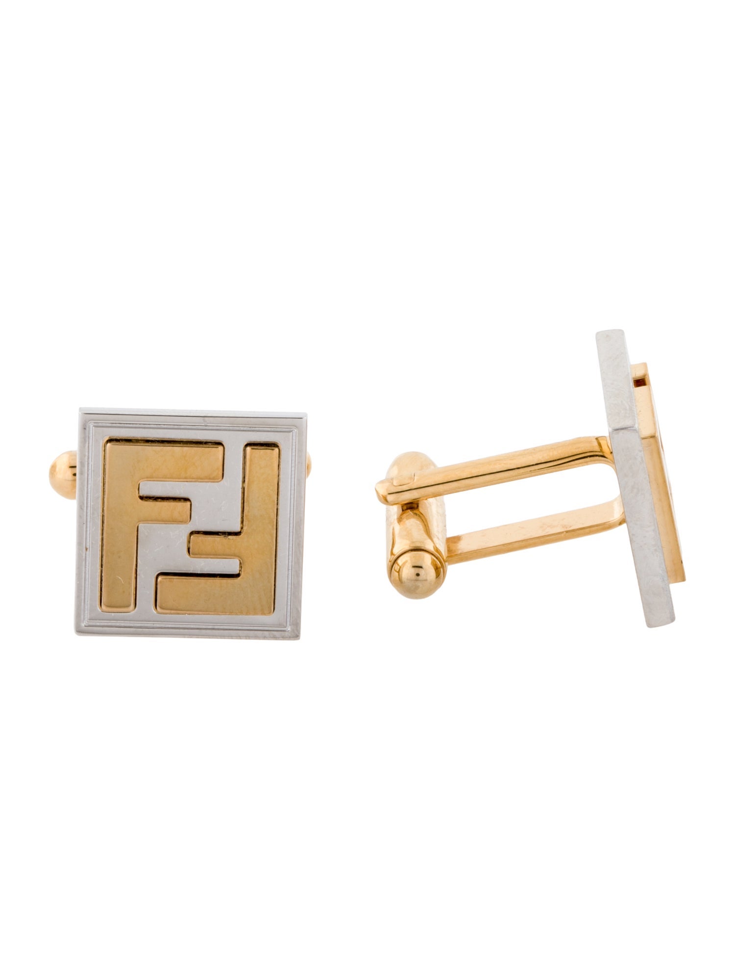 Fendi Forever Two Tone Cufflinks