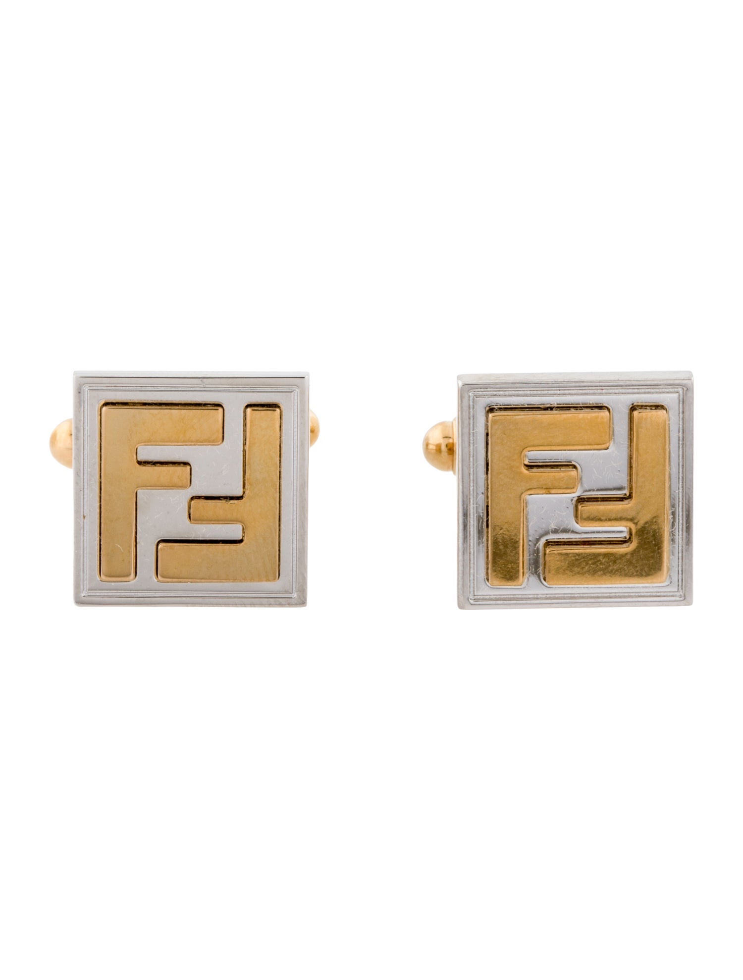 Fendi Forever Two Tone Cufflinks