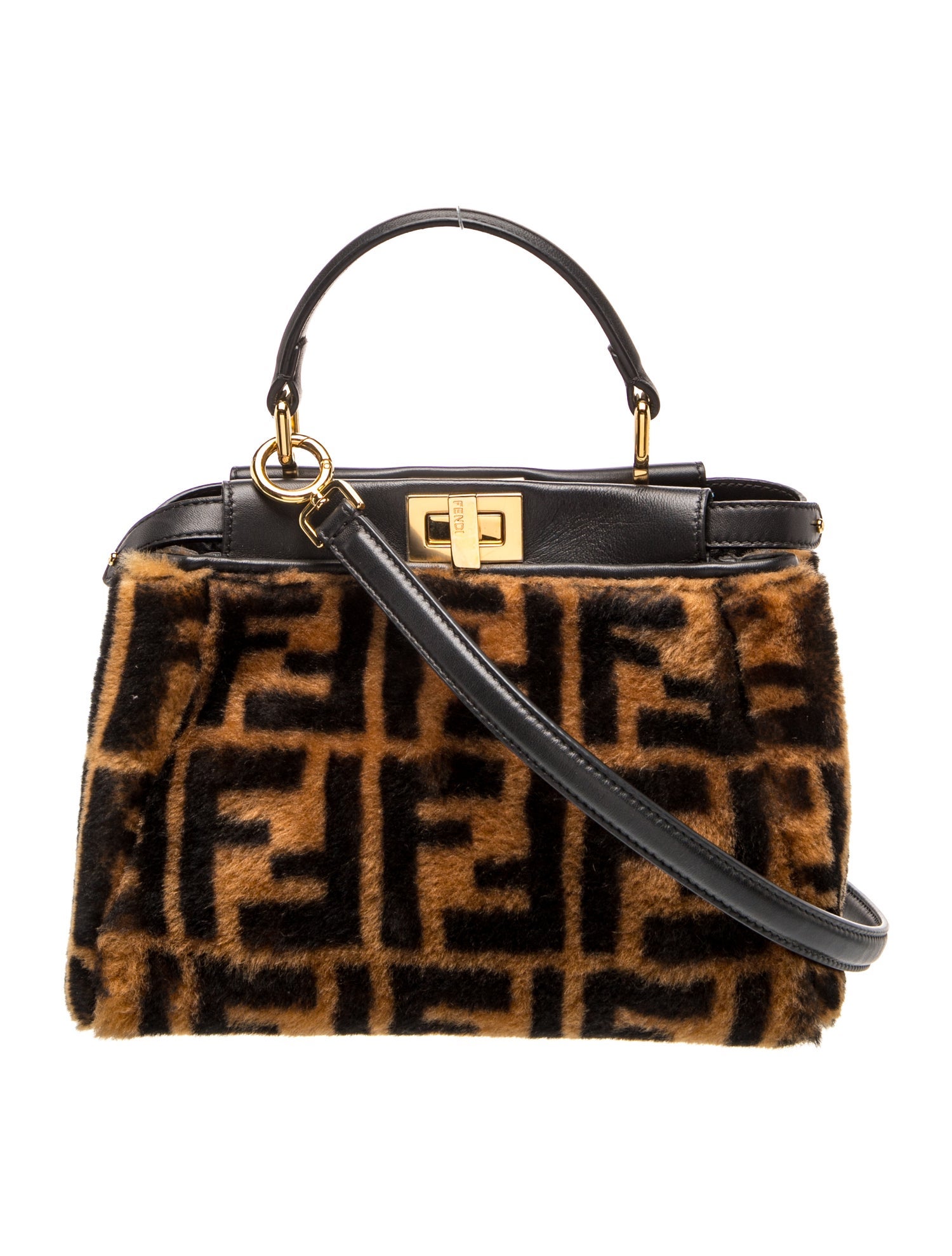 Fendi Zucca FF Peekaboo Mini