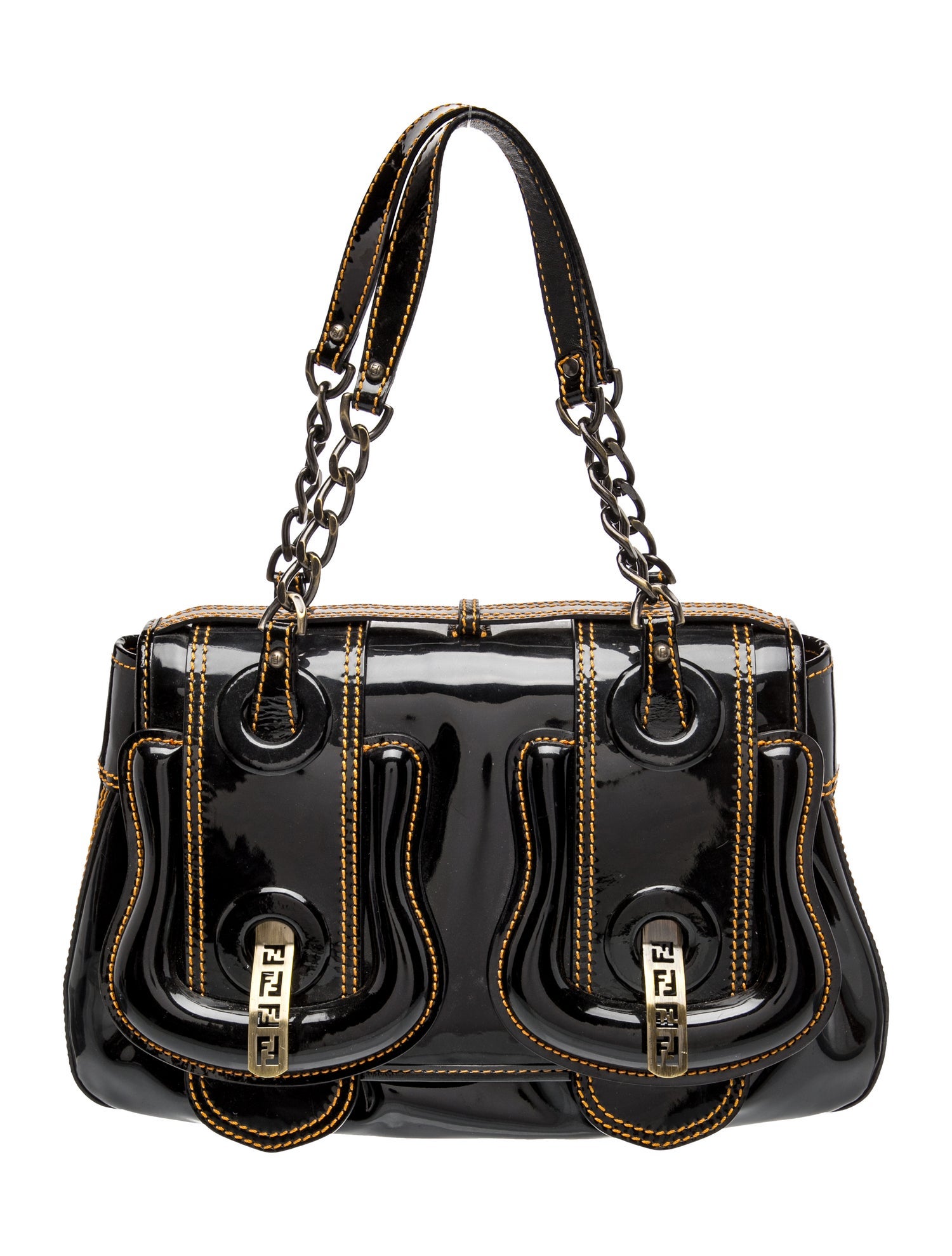 Fendi Zucca FF Top Handle Bag