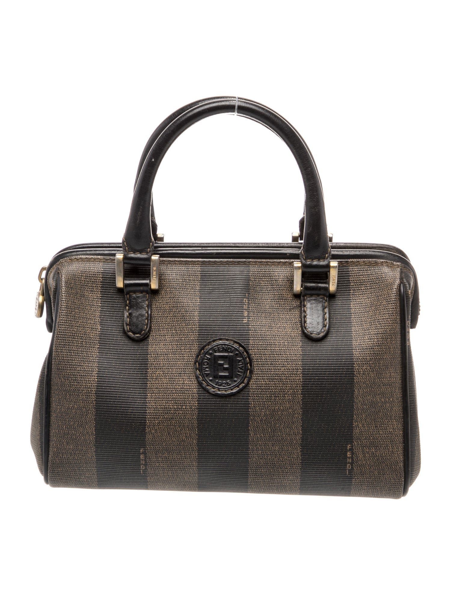 Fendi Pequin Top Handle Bag