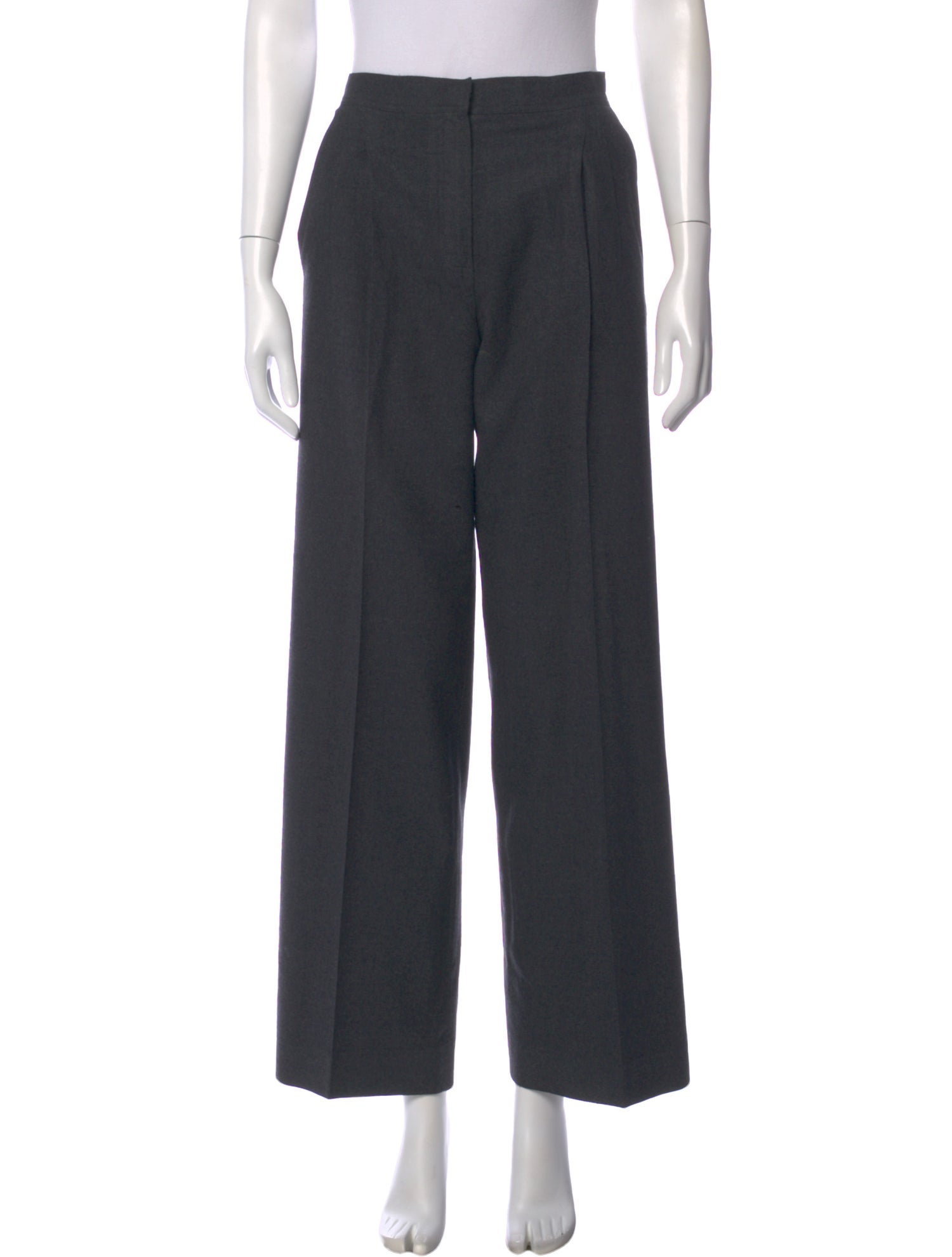 Fendi Virgin Wool Wide Leg Pants