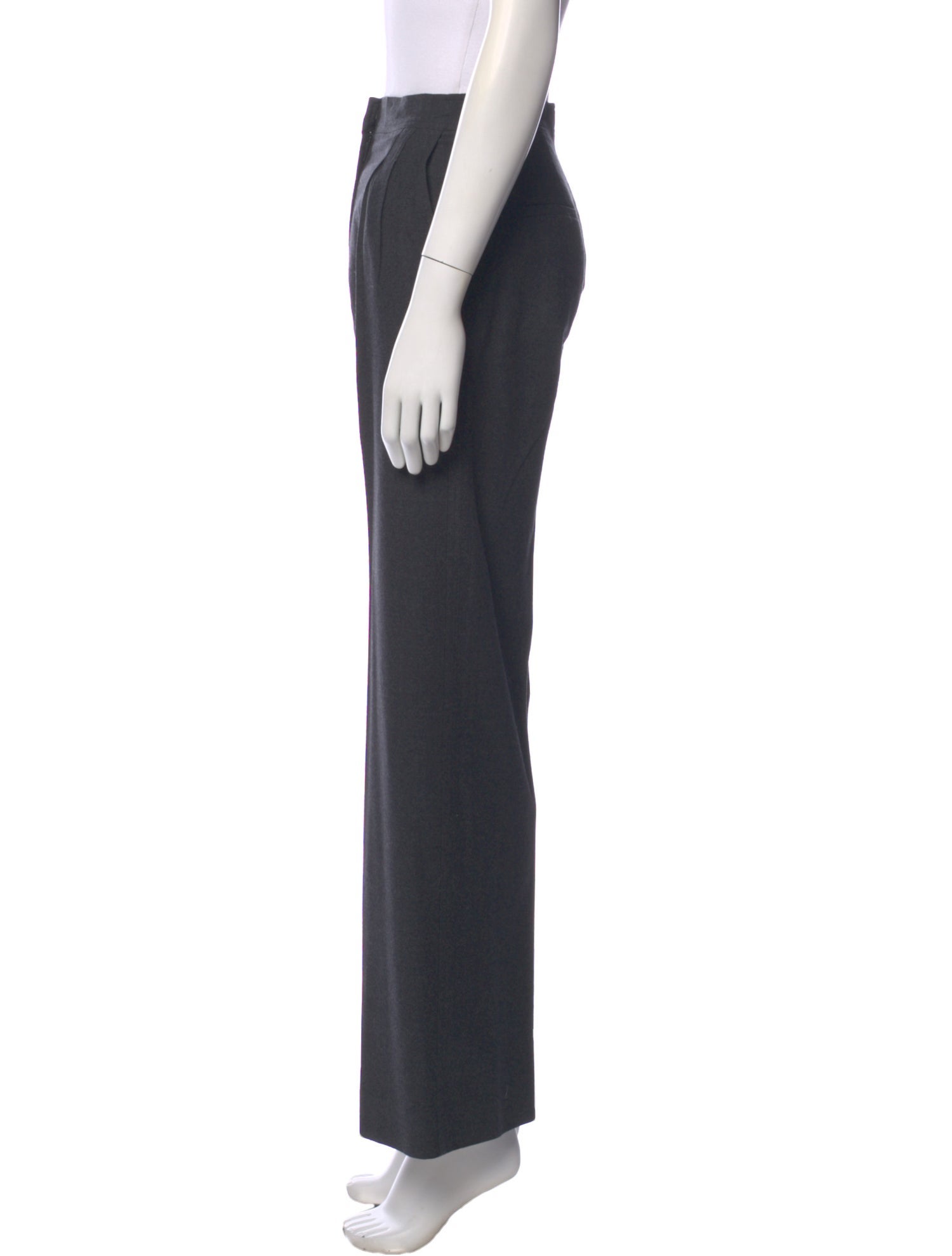 Fendi Virgin Wool Wide Leg Pants