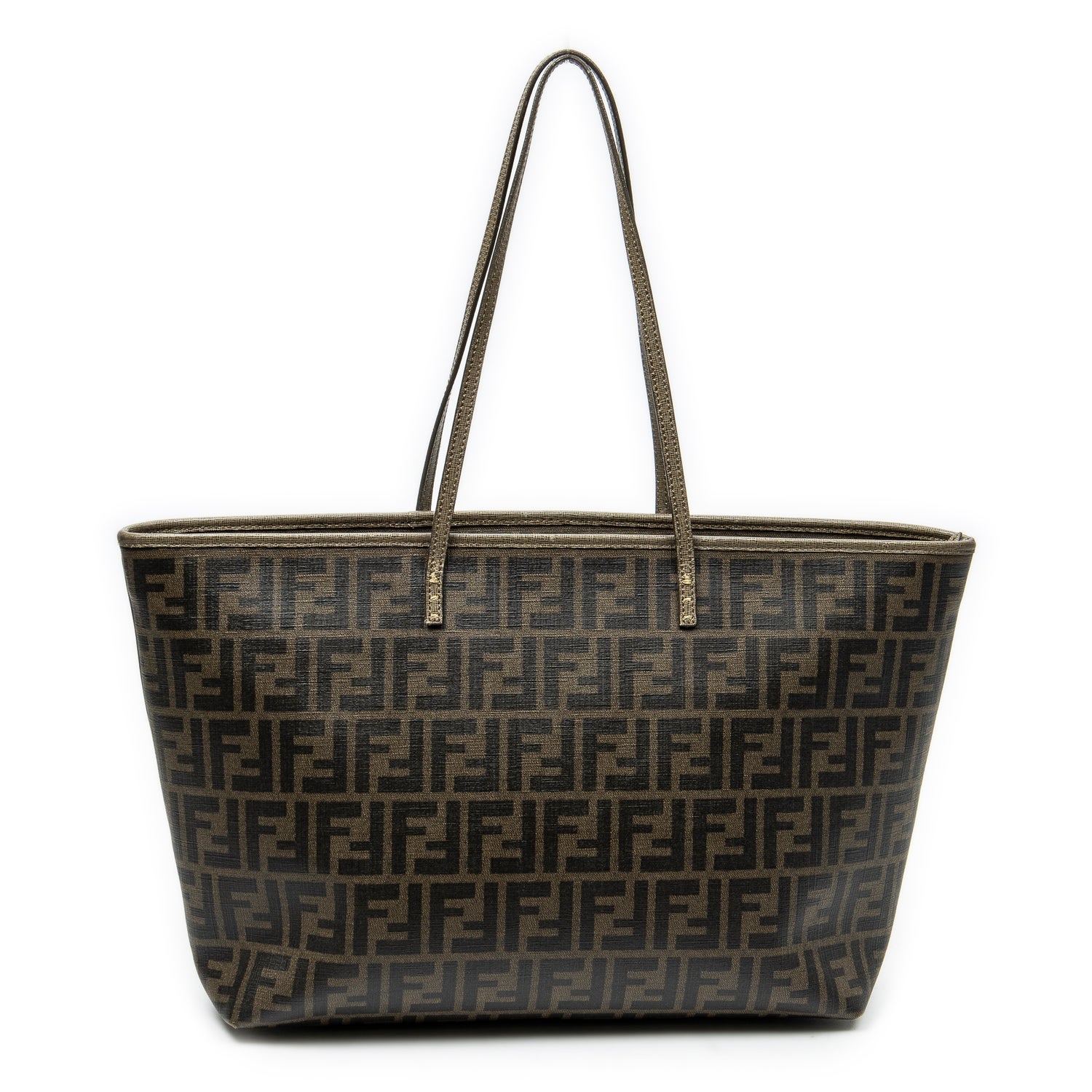 Fendi Colosseo Roll Tote - Brown Shoulder Bags, Handbags
