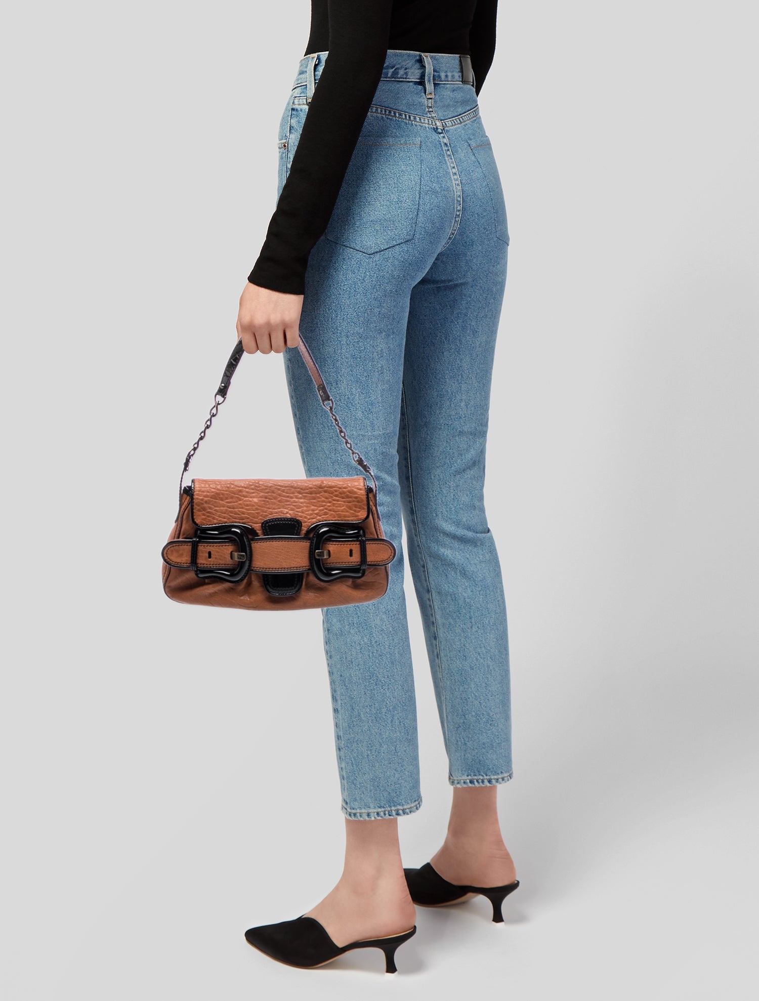 Fendi Leather Shoulder Bag