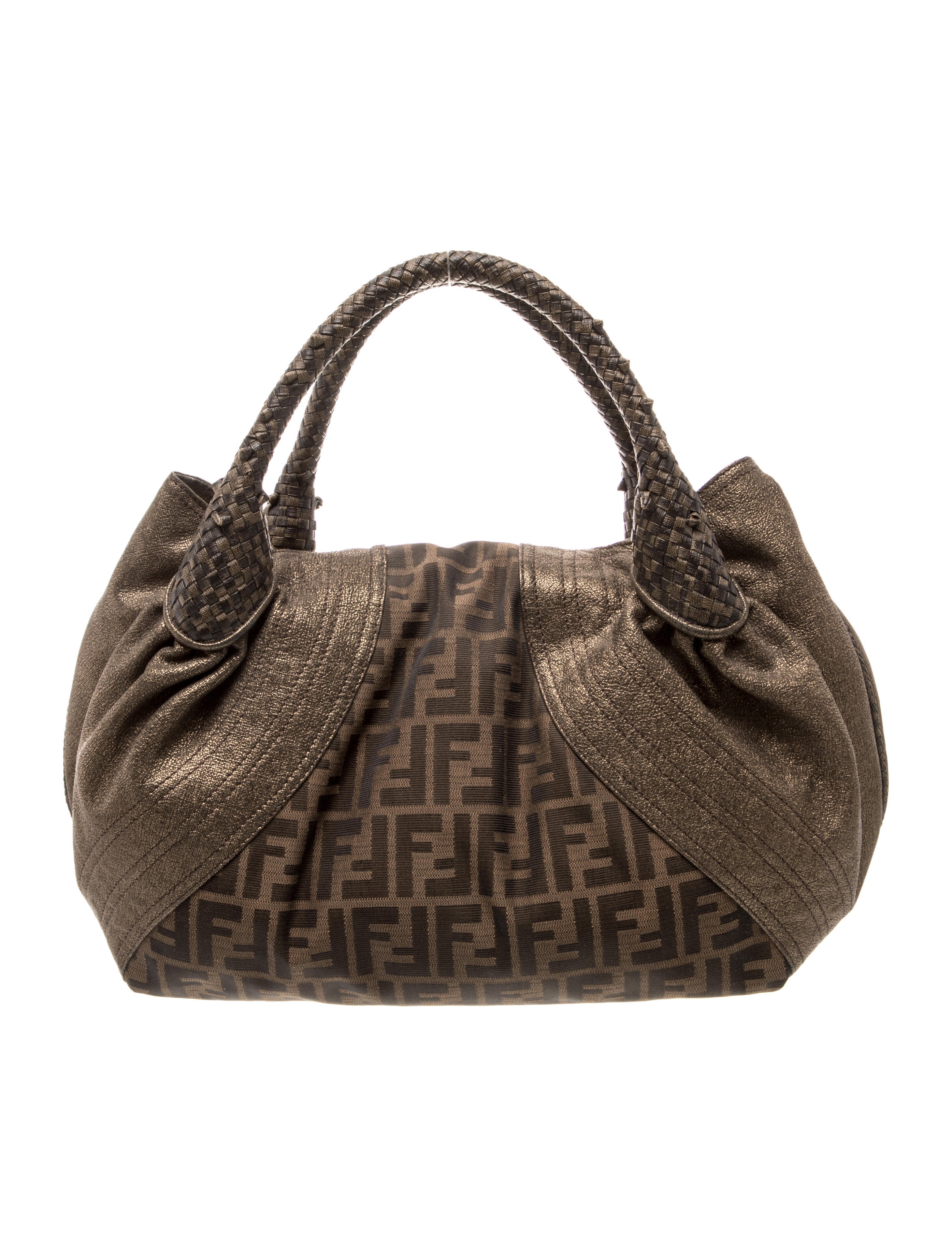 Fendi Zucca FF Spy - Brown Hobos, Handbags - FEN429730 | The RealReal
