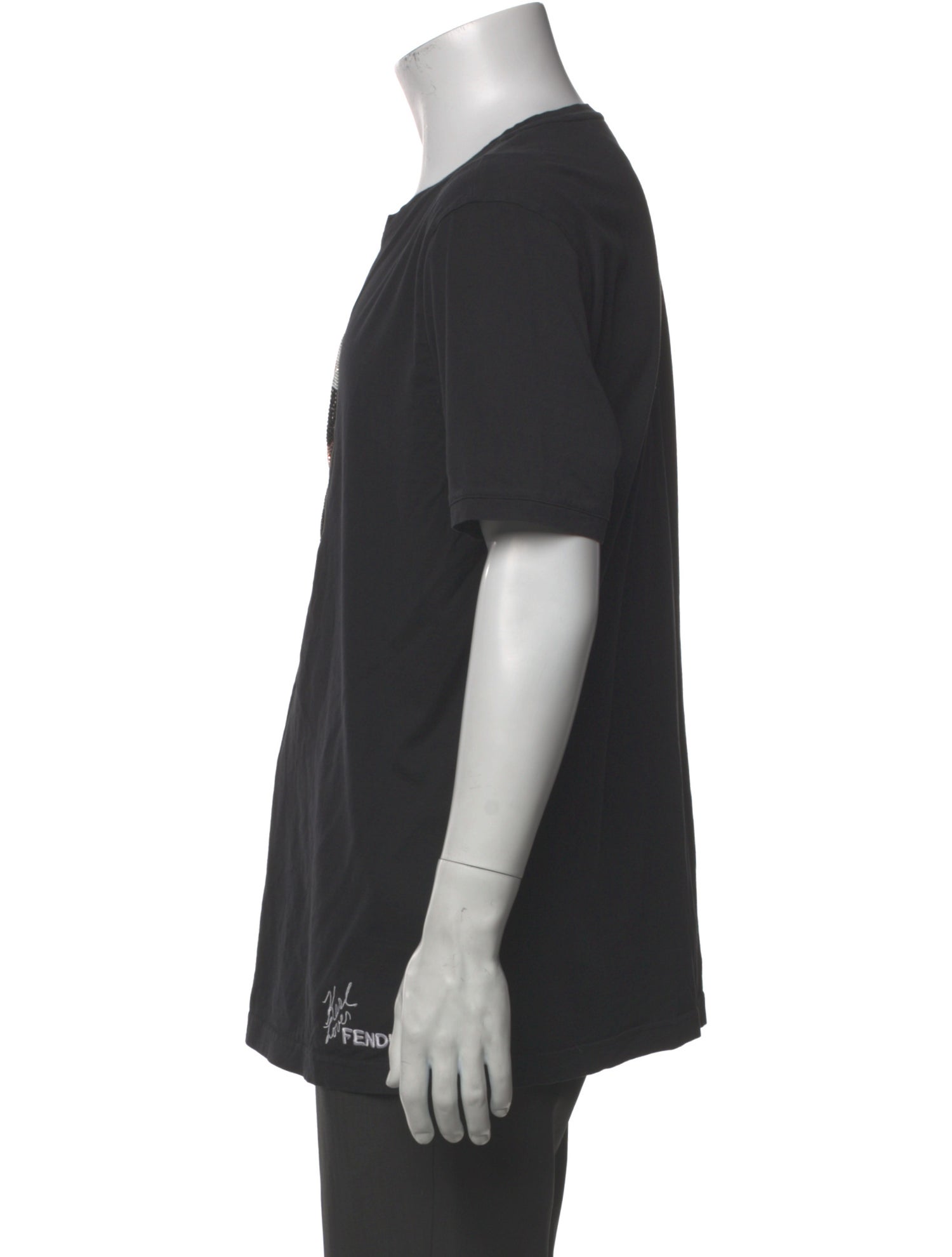 Fendi Graphic Print Crew Neck T-Shirt