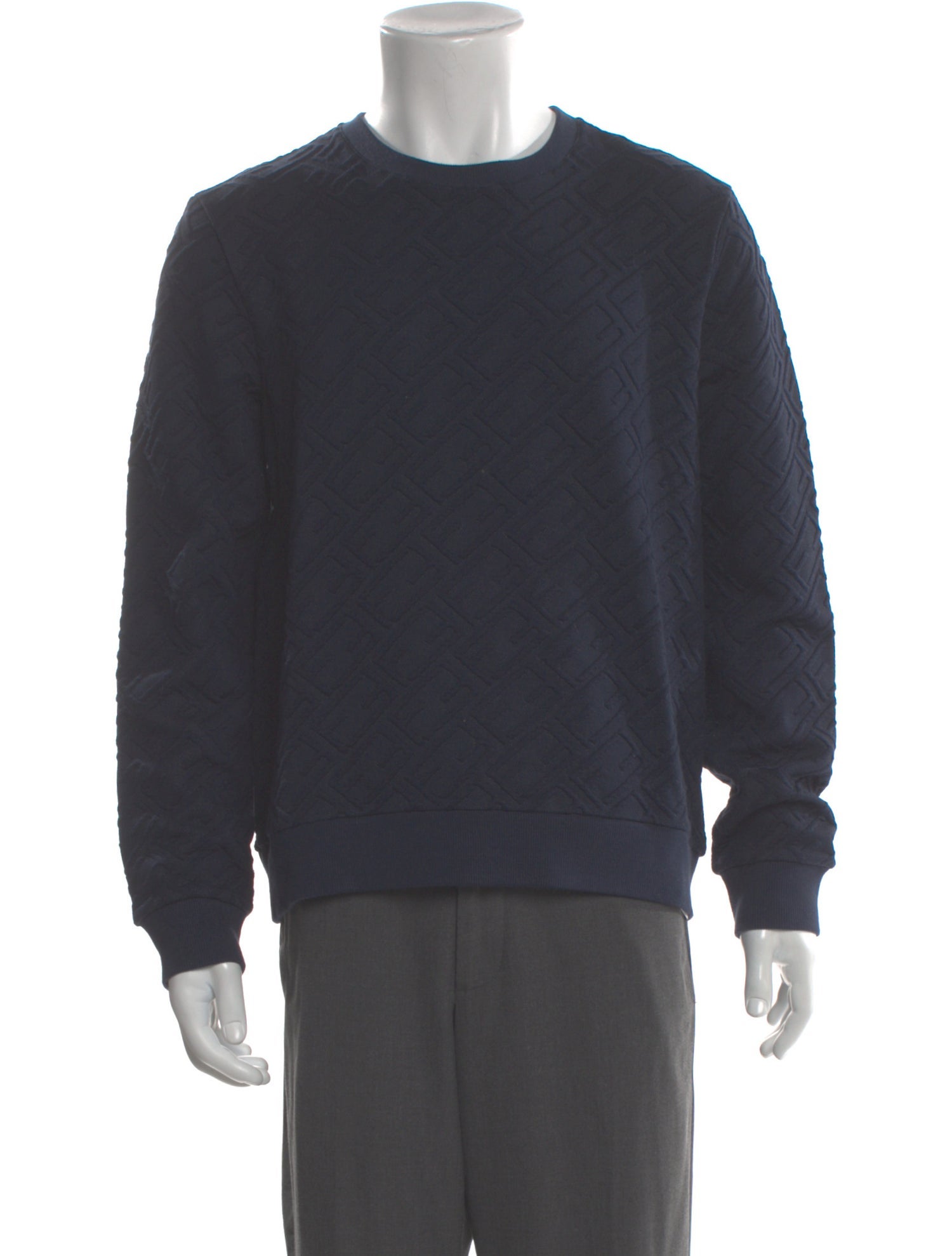 Fendi Crew Neck Long Sleeve Pullover