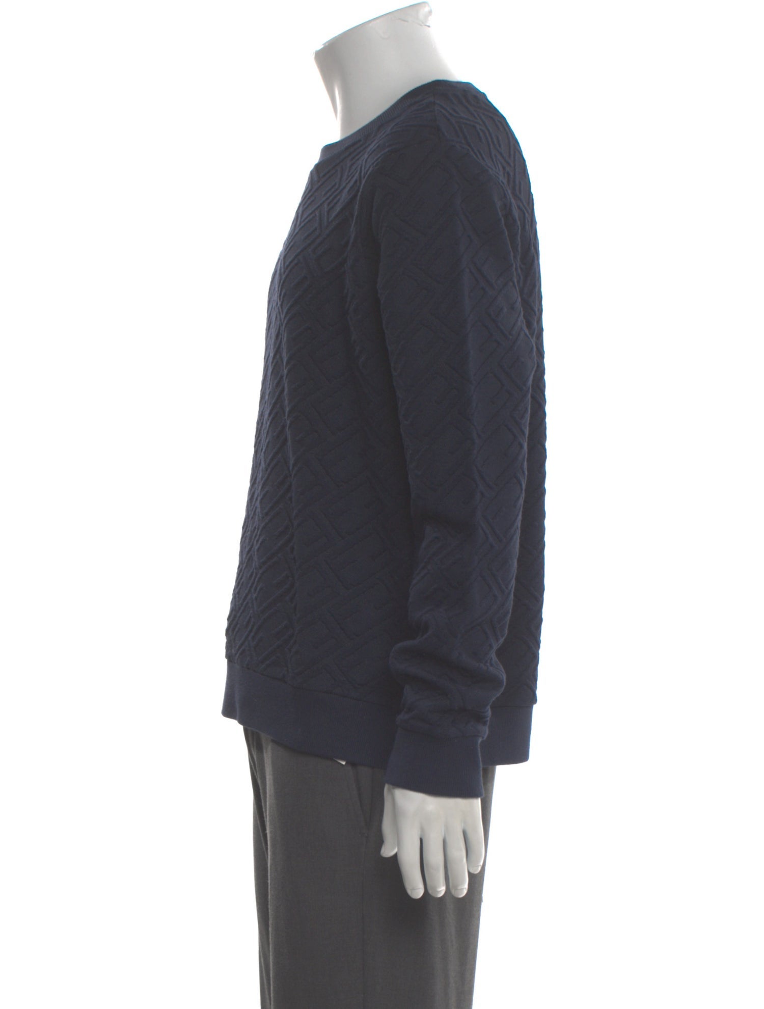 Fendi Crew Neck Long Sleeve Pullover