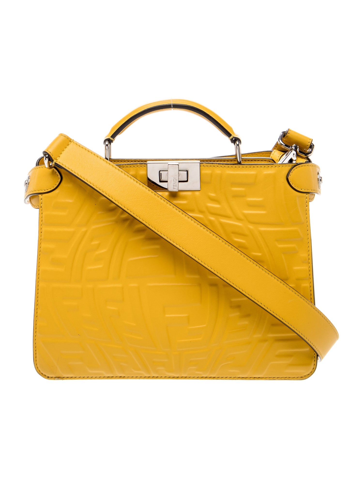 Fendi Leather Top Handle Bag