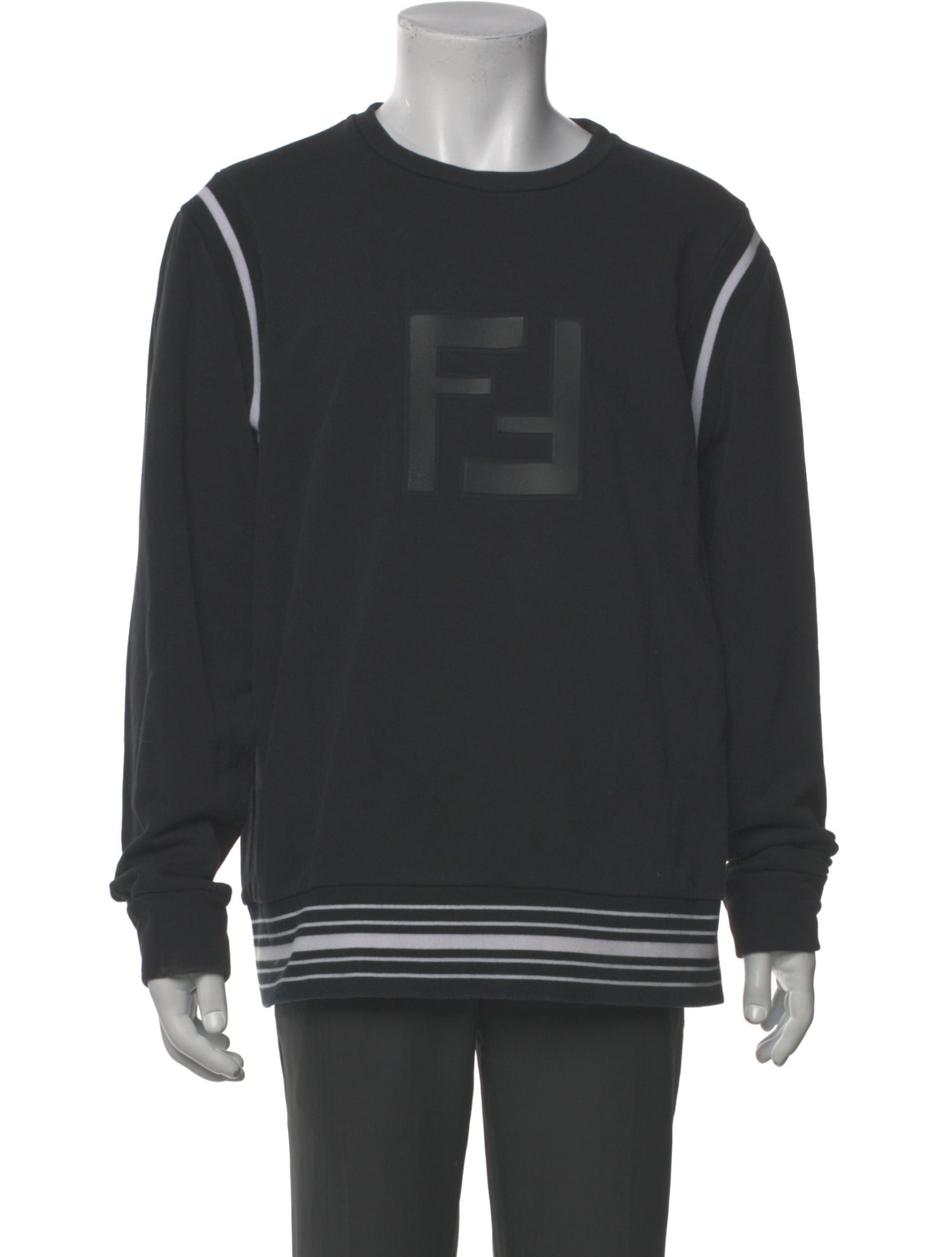 Fendi Graphic Print Crew Neck Sweatshirt