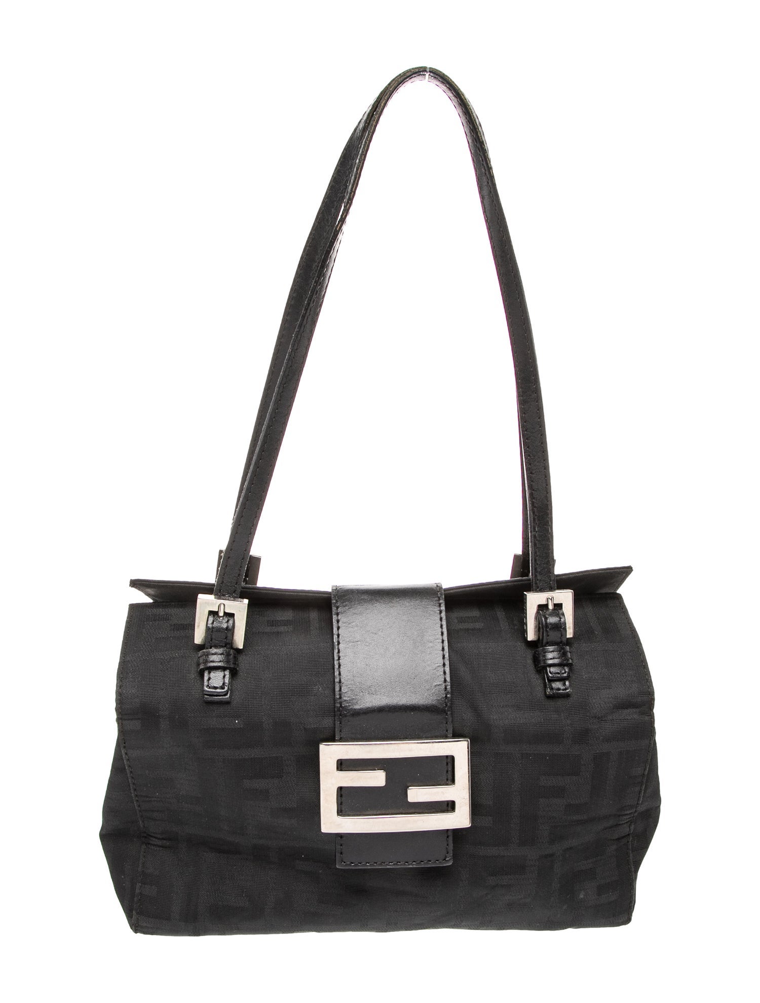 Fendi Zucca FF Shoulder Bag Vintage