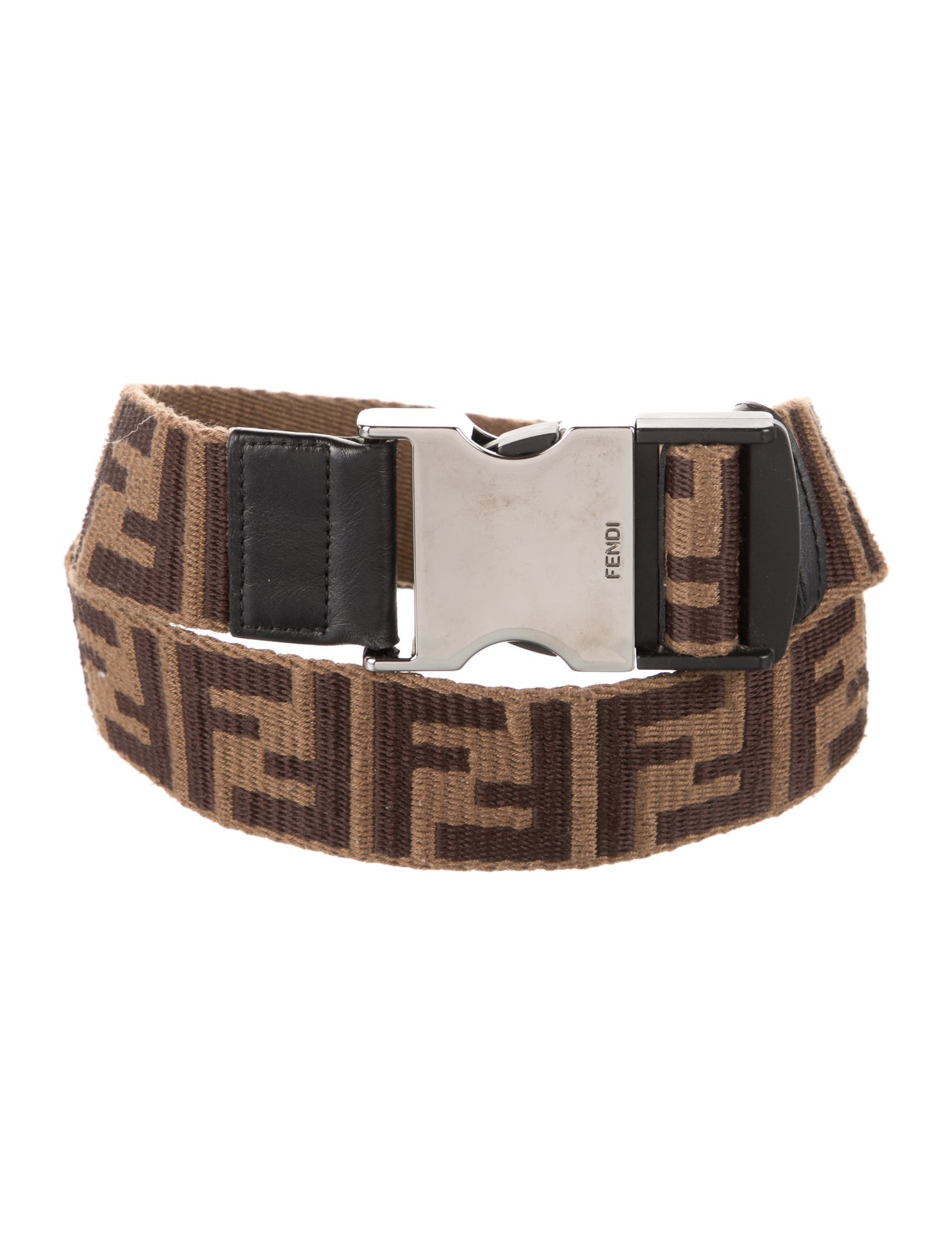 Fendi Zucca FF Logo Waist Belt