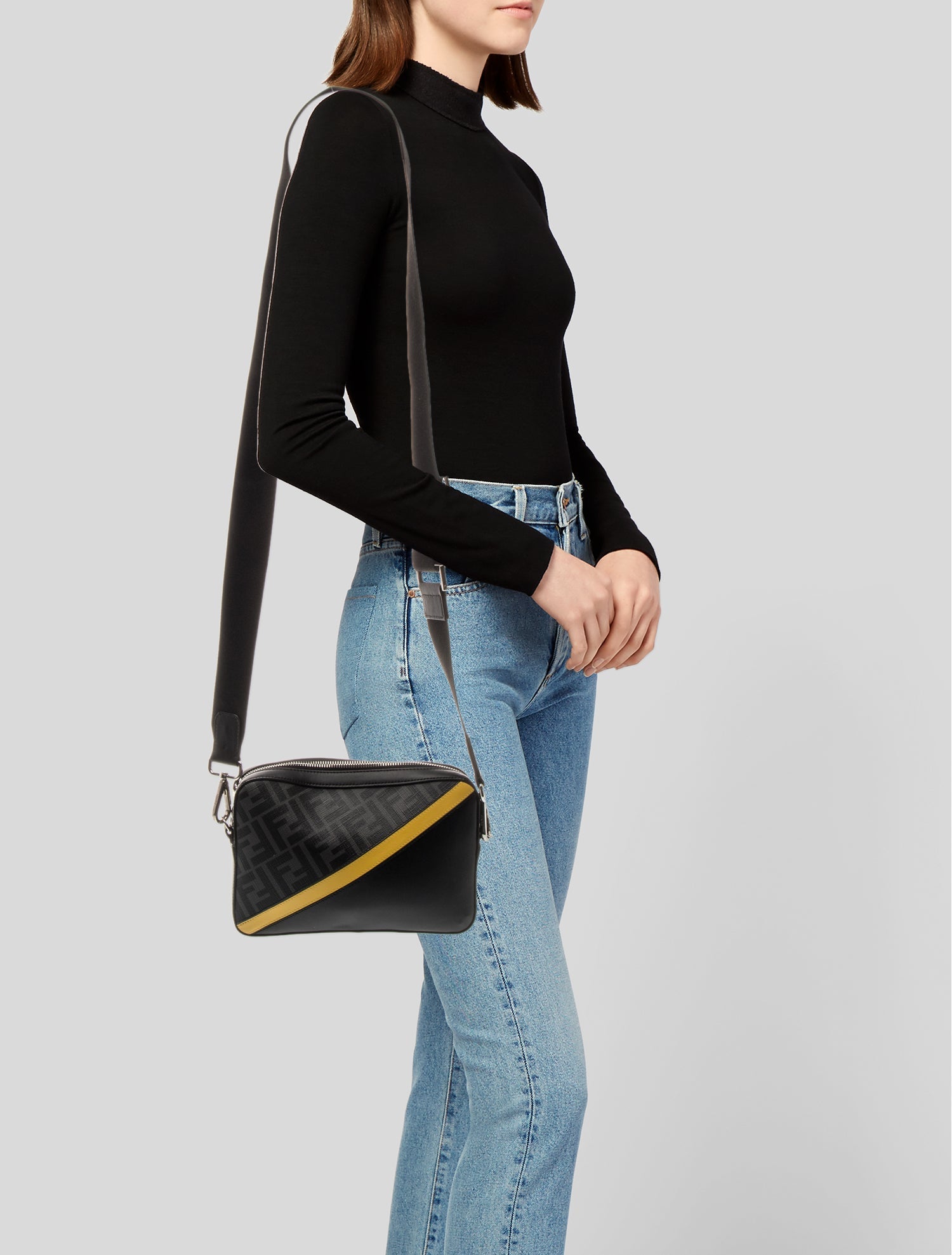 Fendi Zucca FF Messenger Bag