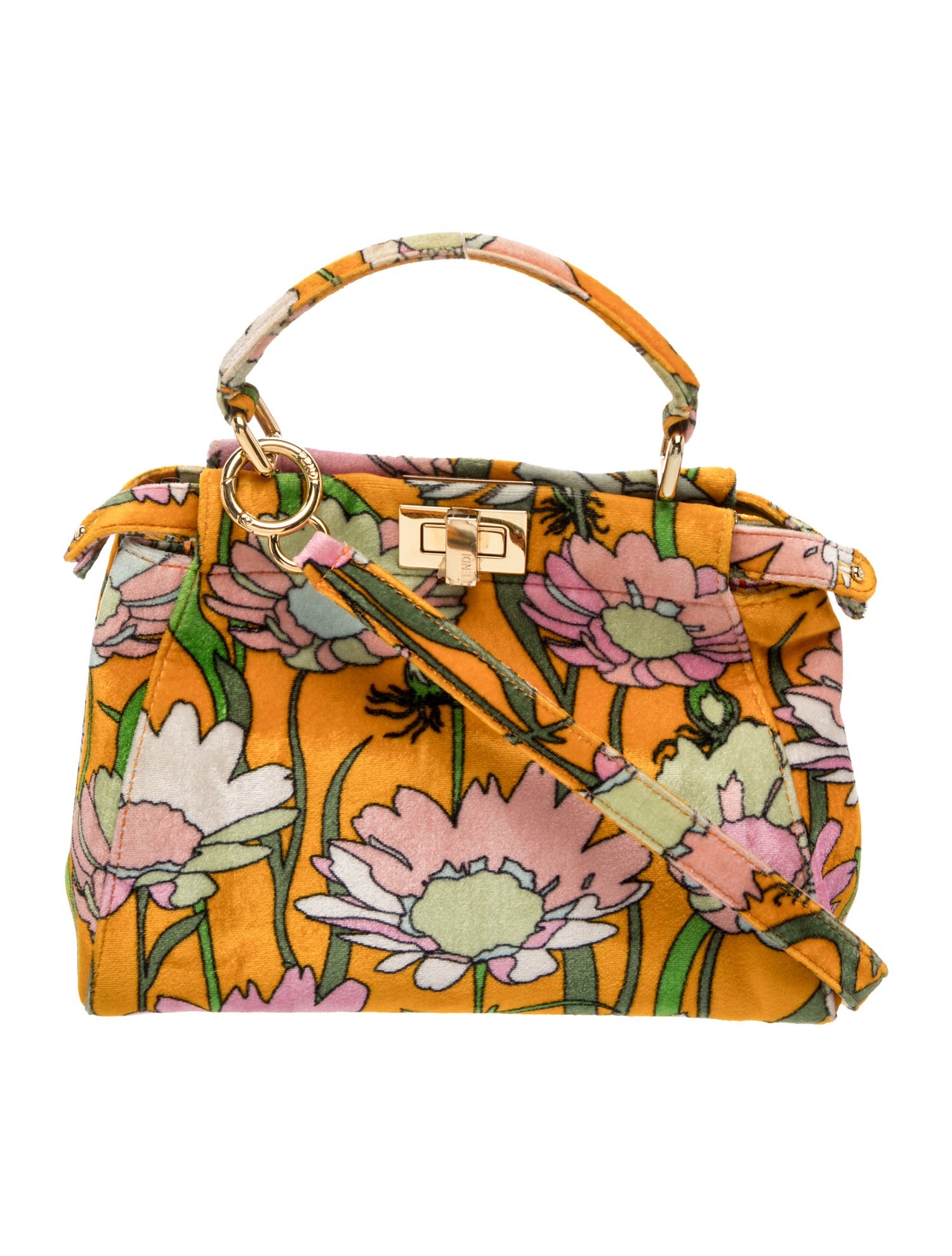 Fendi Velvet Peekaboo Mini
