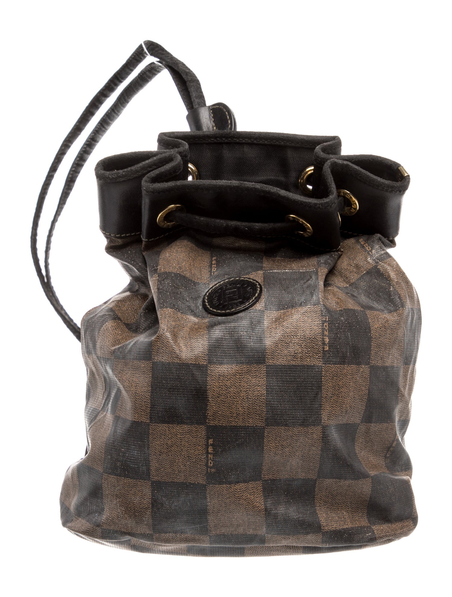 Vintage Fendi Rucksack FENDI Zucca Backpack Brown Vintage aszbe7 – VintageShop solo main image 4