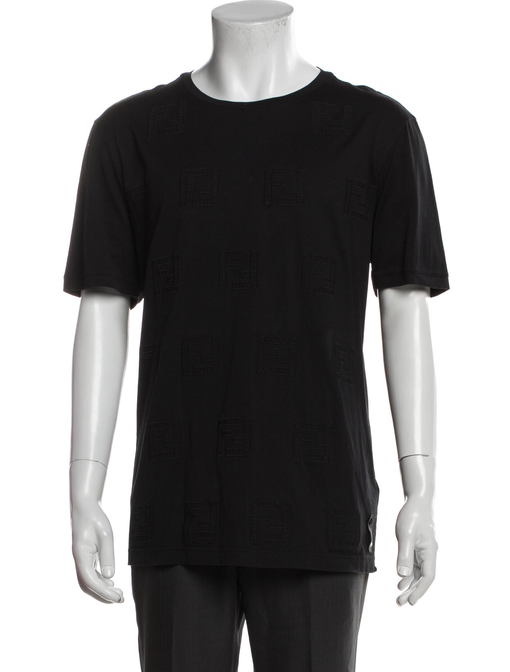 Fendi Crew Neck Short Sleeve T-Shirt