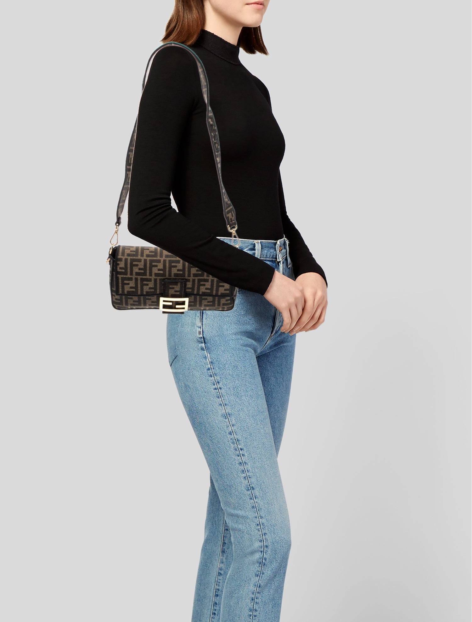 Fendi Zucca FF Baguette