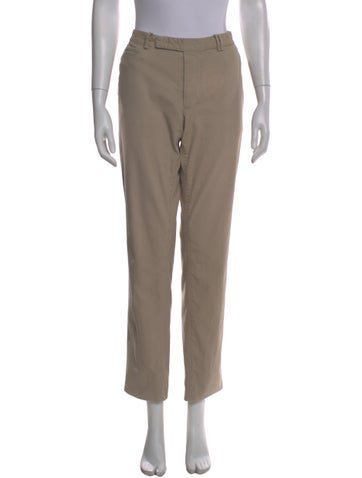Pre-owned Fendi Straight Leg Pants In Neutral