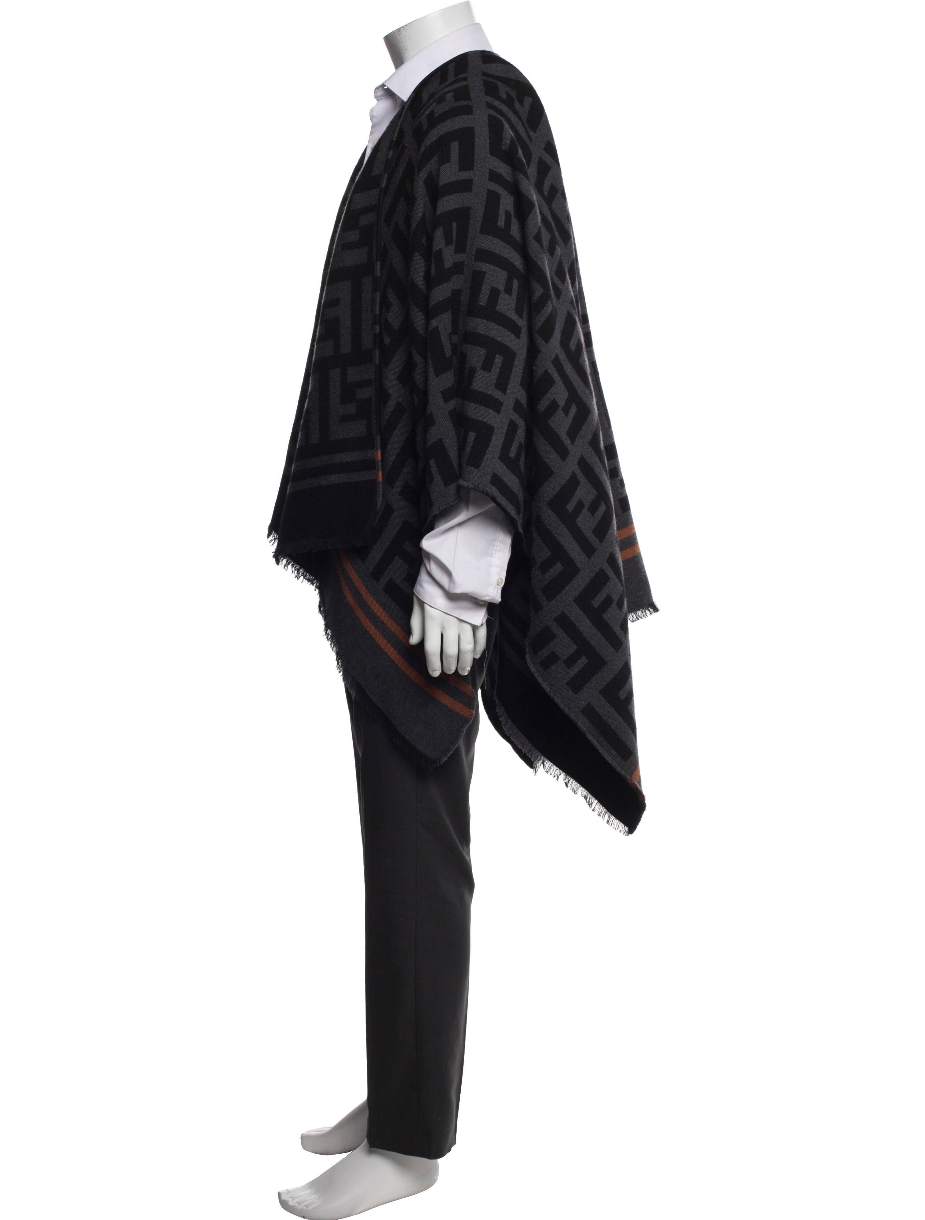 Fendi Wool Printed Shawl