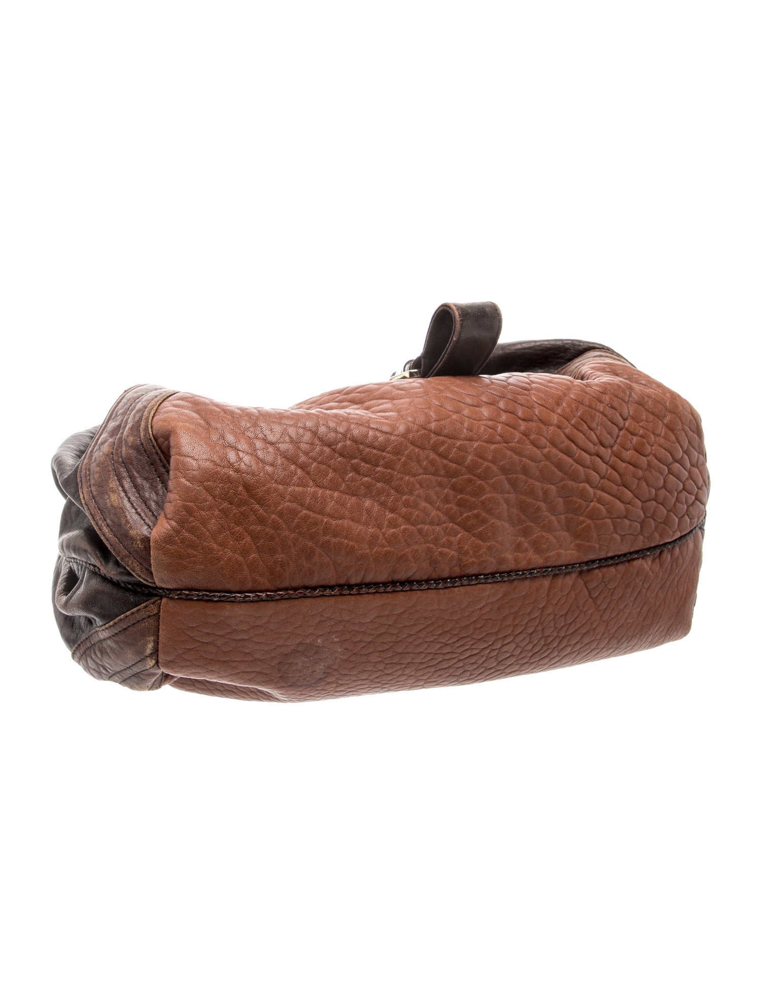 Fendi Zucca FF Spy - Brown Handle Bags, Handbags - FEN430779 | The