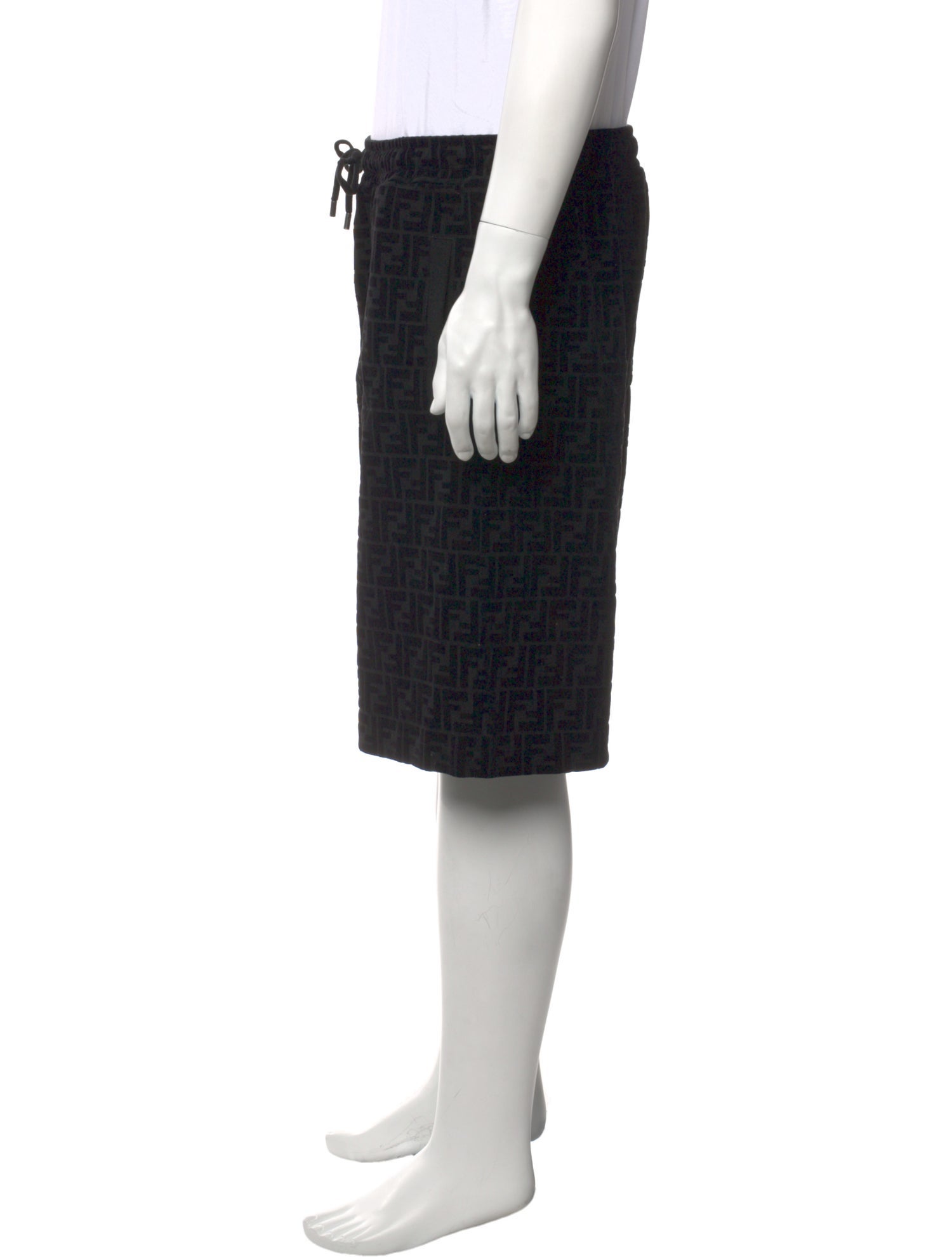 Fendi Zucca FF Logo Jogger Shorts