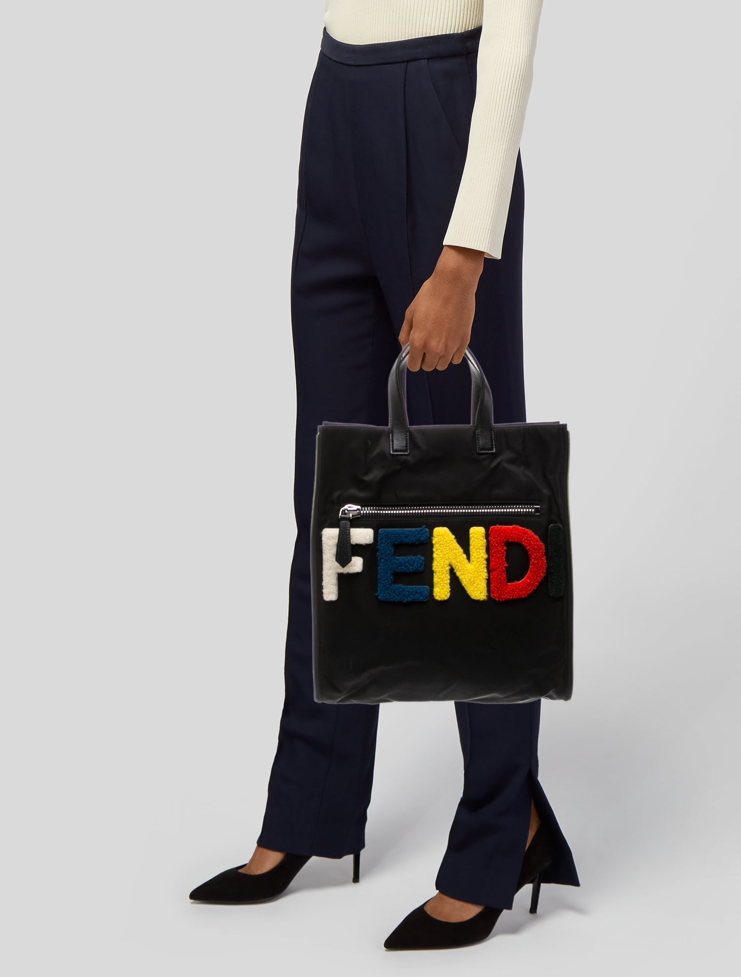 Fendi Nylon Tote