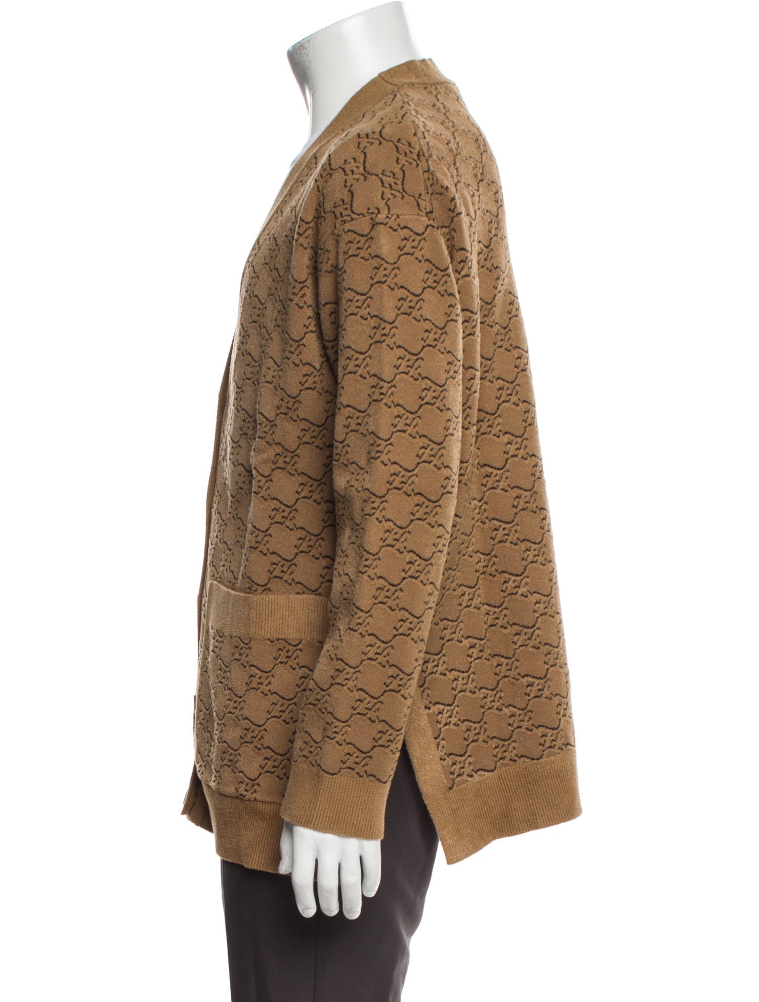 Fendi Printed Peacoat