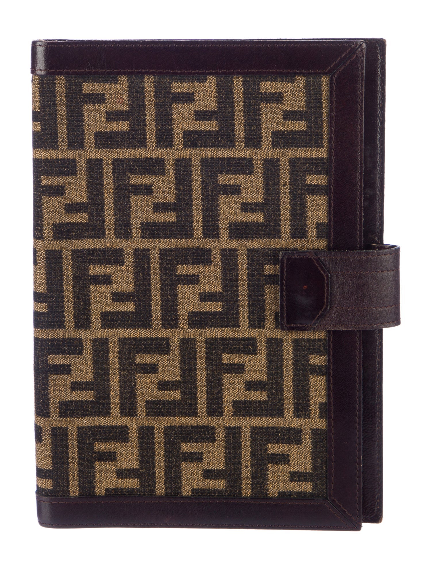 Fendi Print Leather Agenda Cover