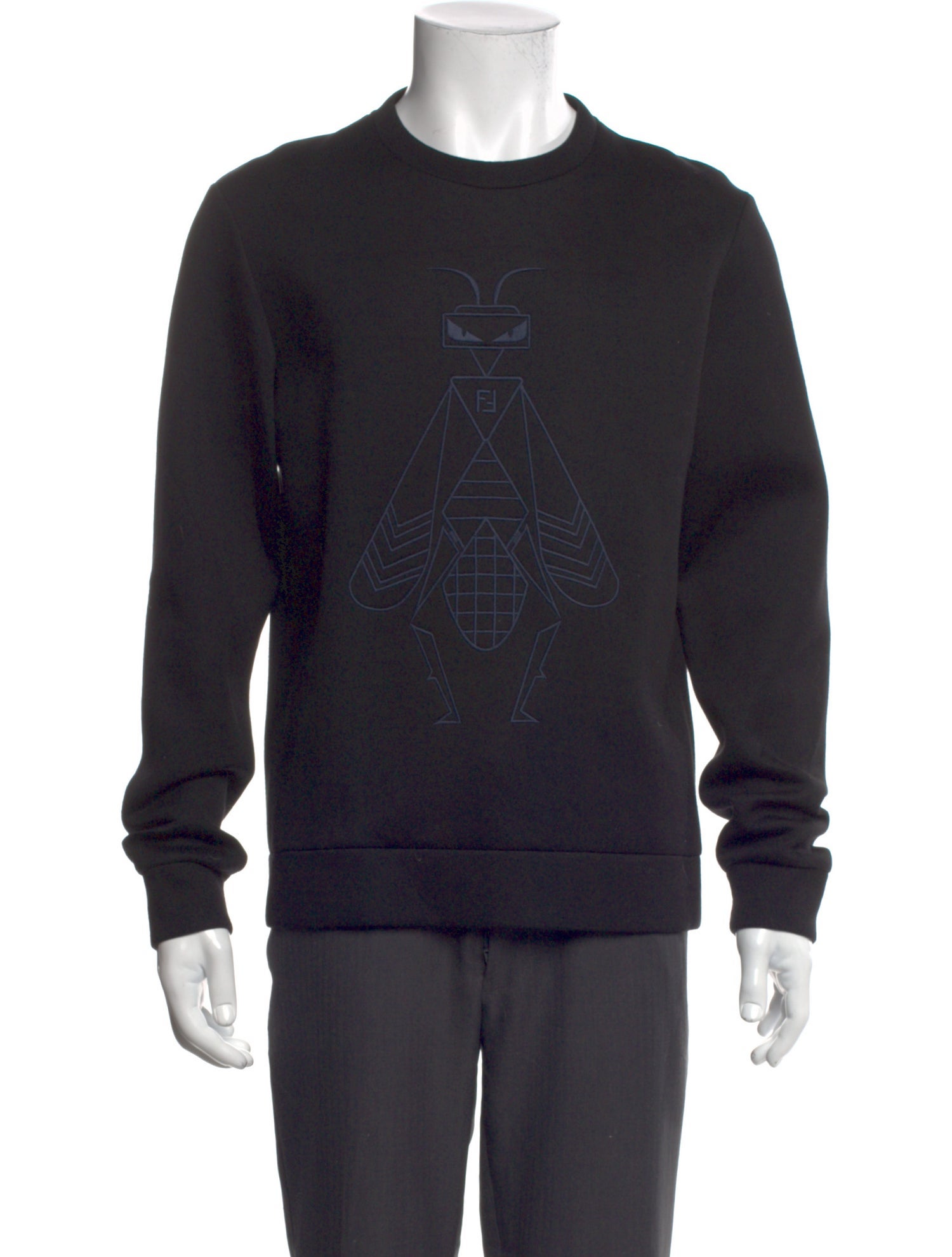 Fendi Graphic Print Crew Neck Sweatshirt