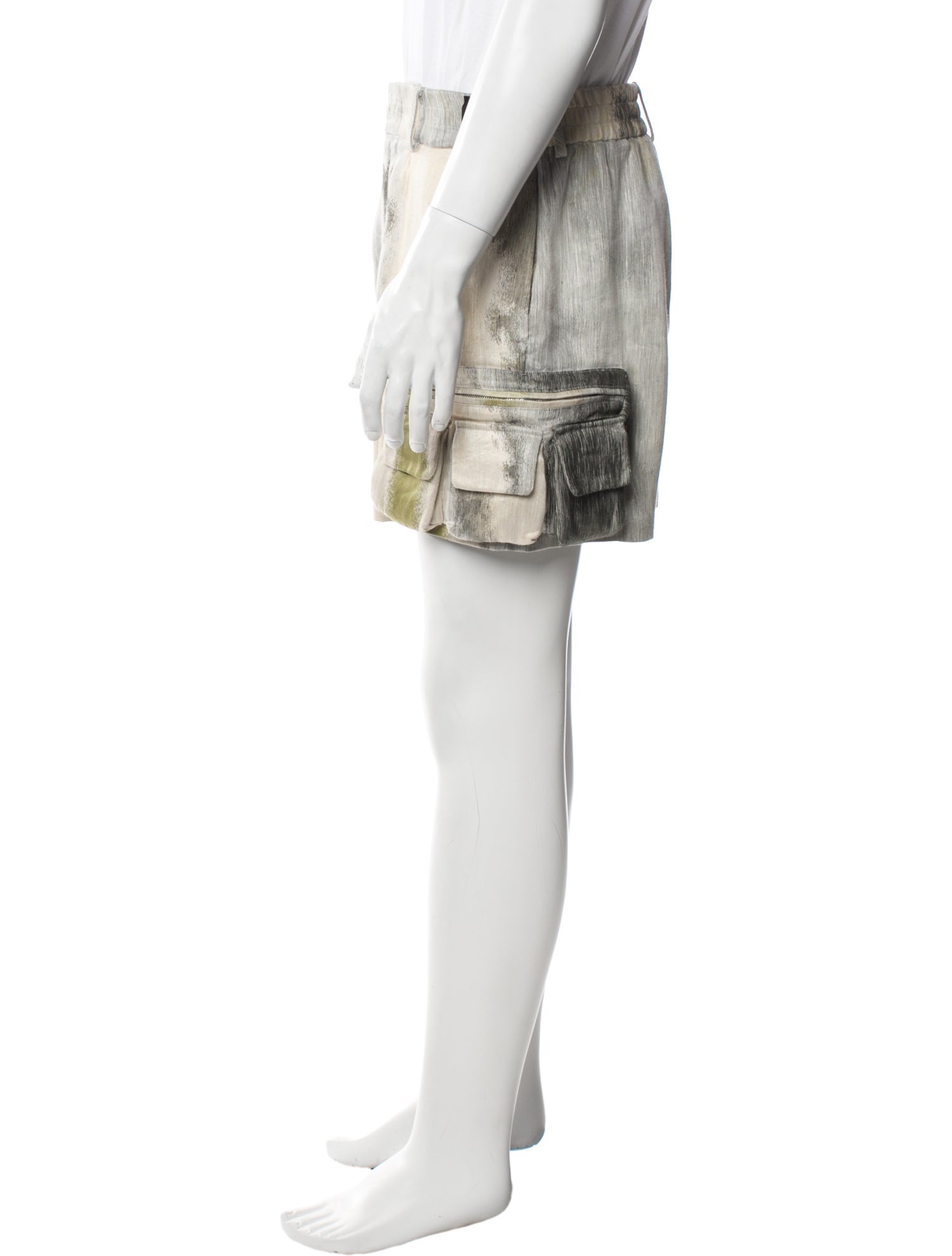 Fendi Pequin Pattern Jogger Shorts