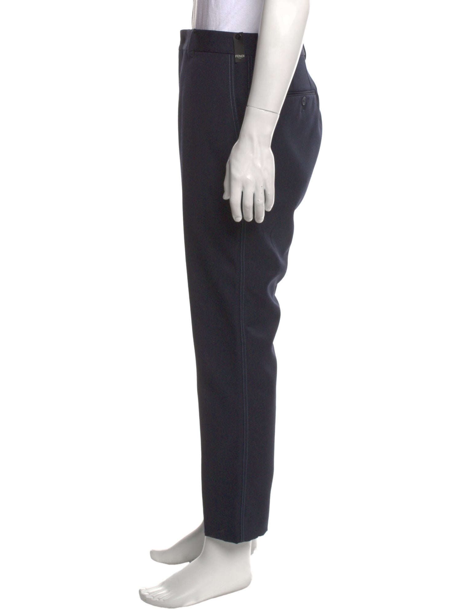 Fendi Zucca FF Logo Dress Pants