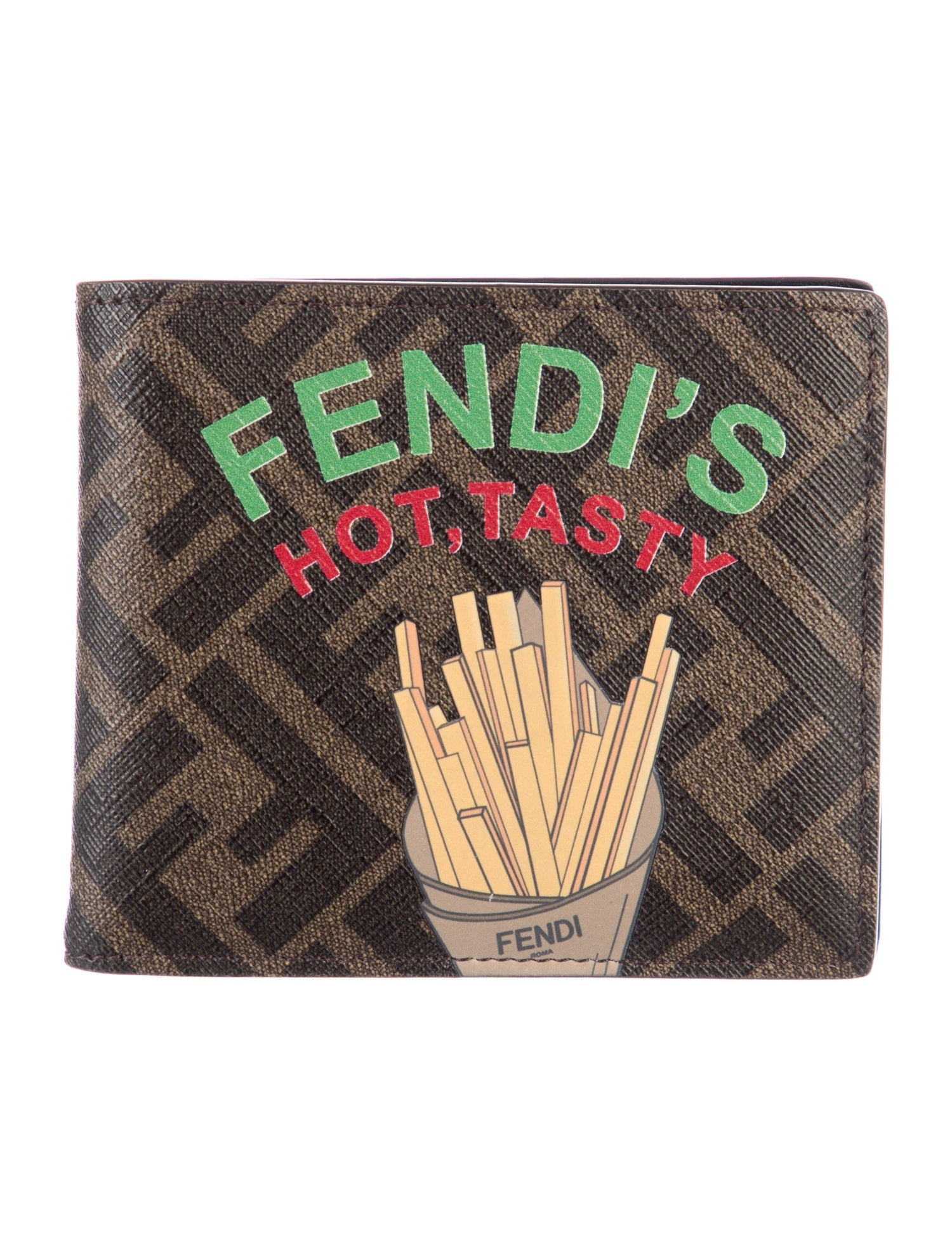Fendi 2018 Leather Bifold Wallet