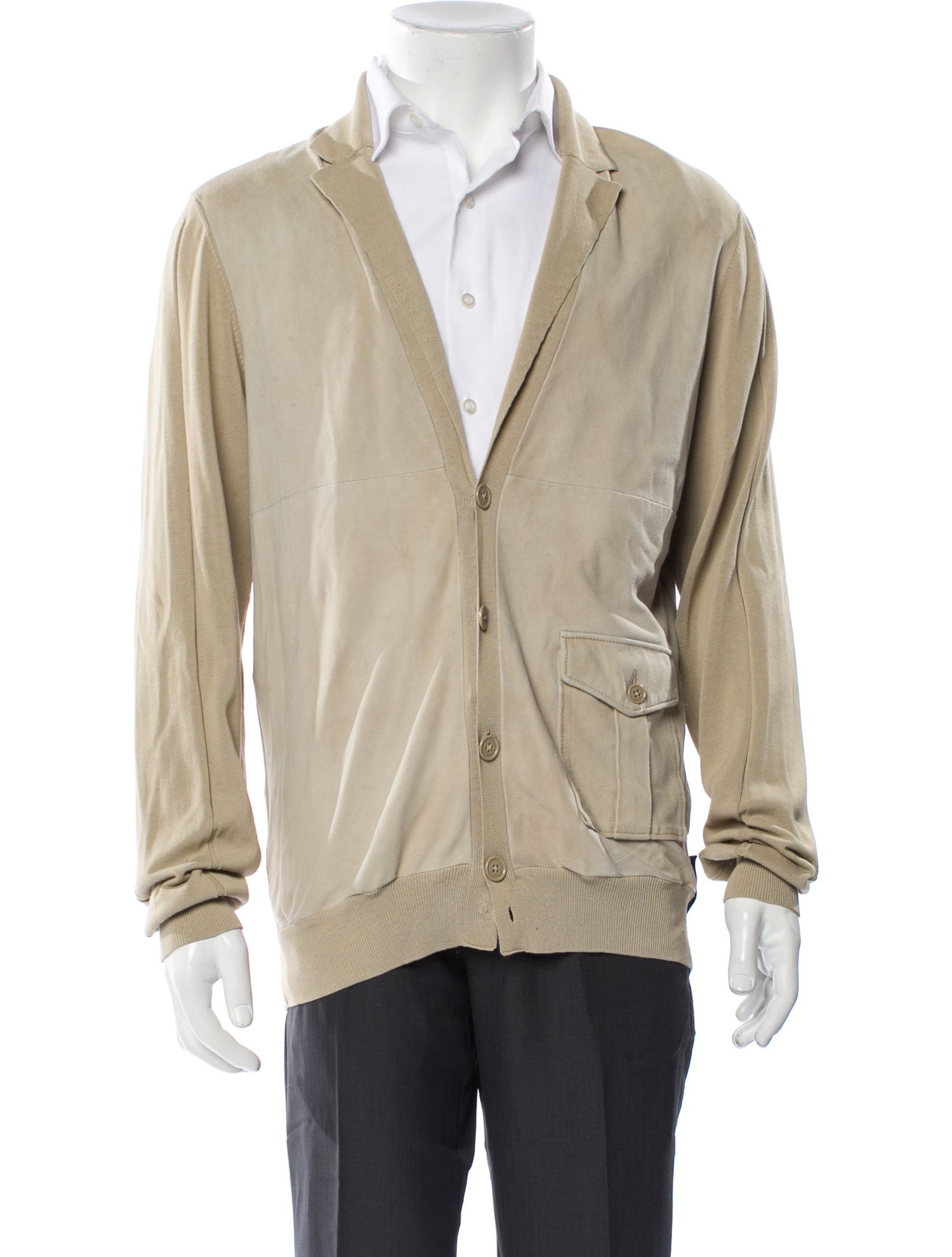 Fendi V-Neck Long Sleeve Cardigan