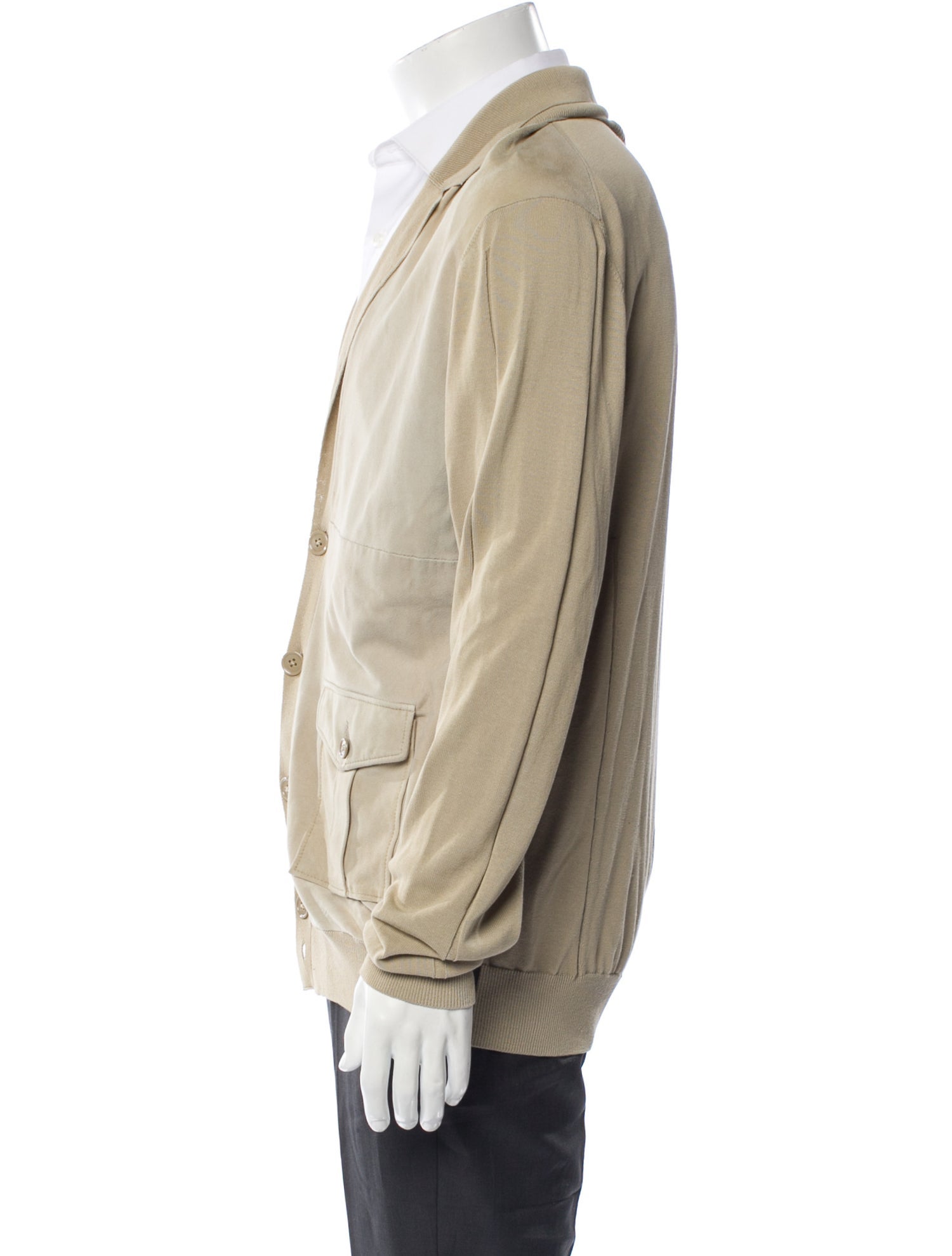 Fendi V-Neck Long Sleeve Cardigan