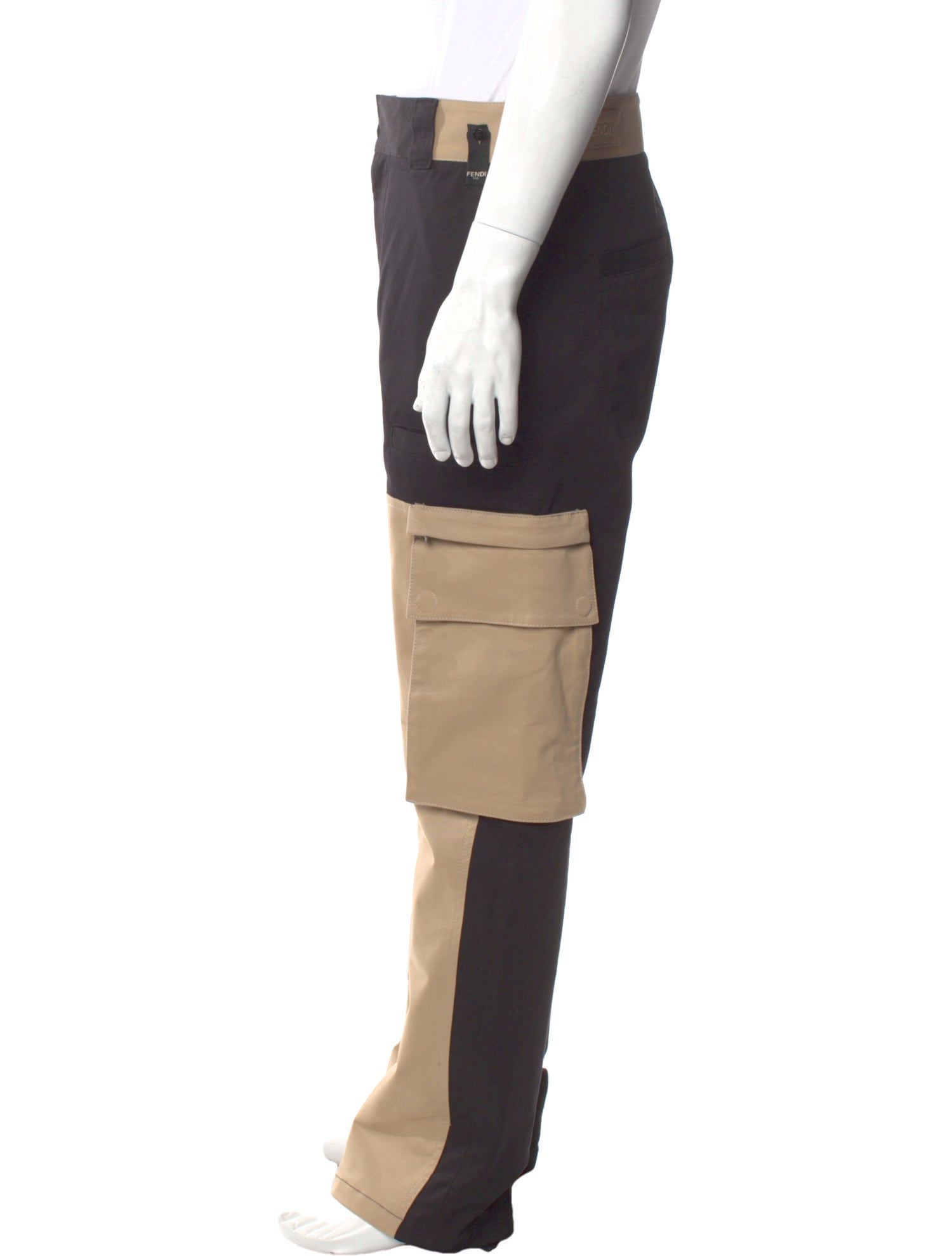 Fendi Colorblock Pattern Pants w/ Tags
