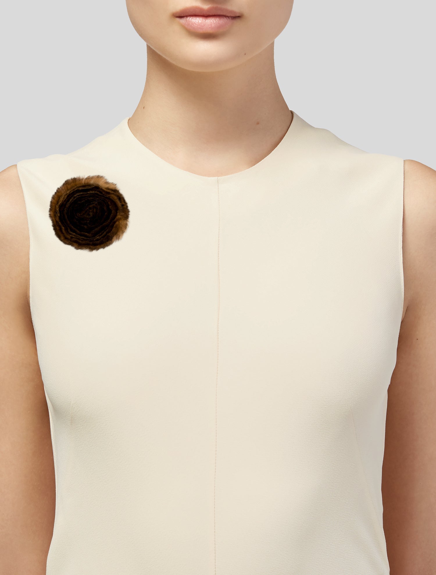 Fendi Fur Brooch