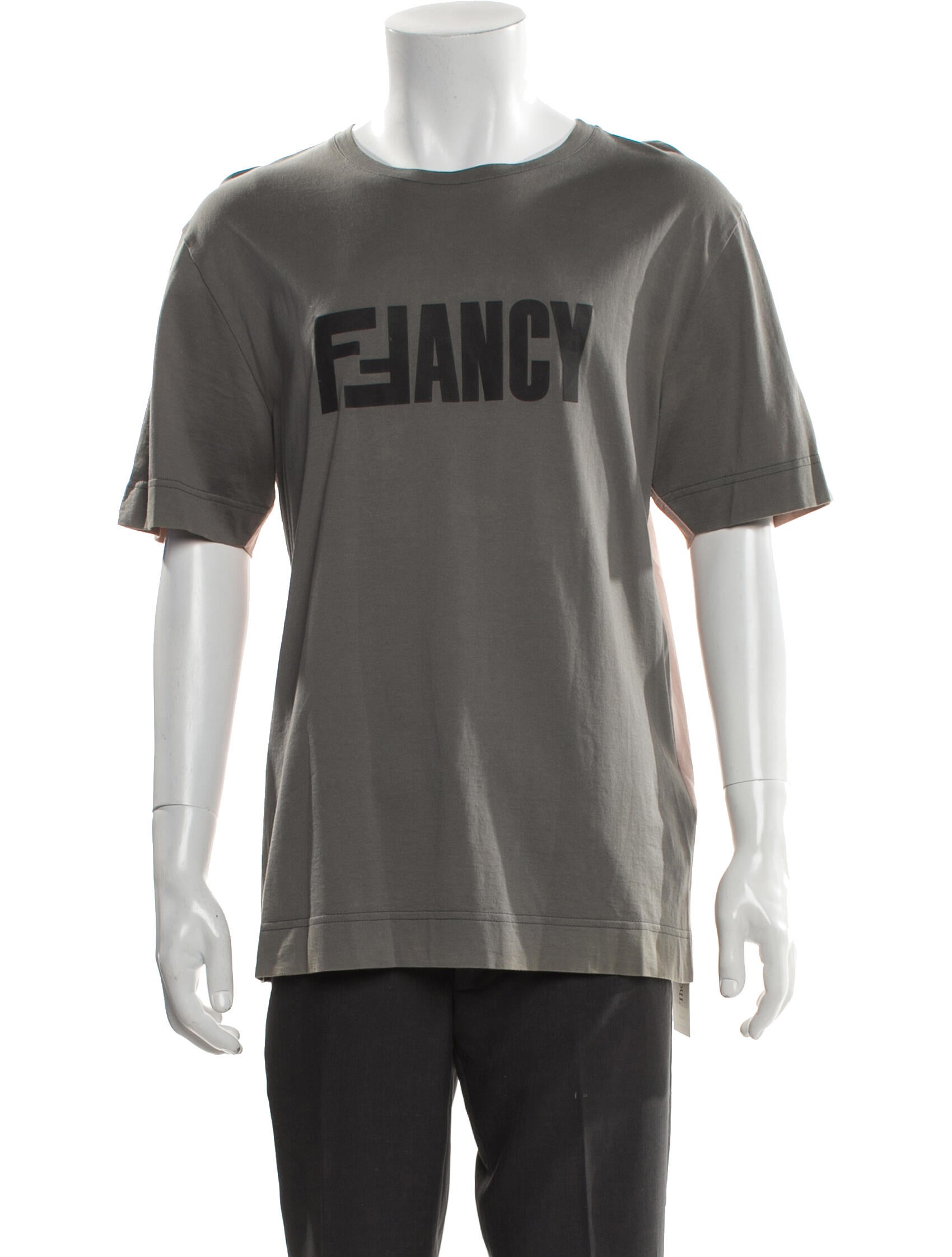 Fendi Monsters Motif Crew Neck T-Shirt