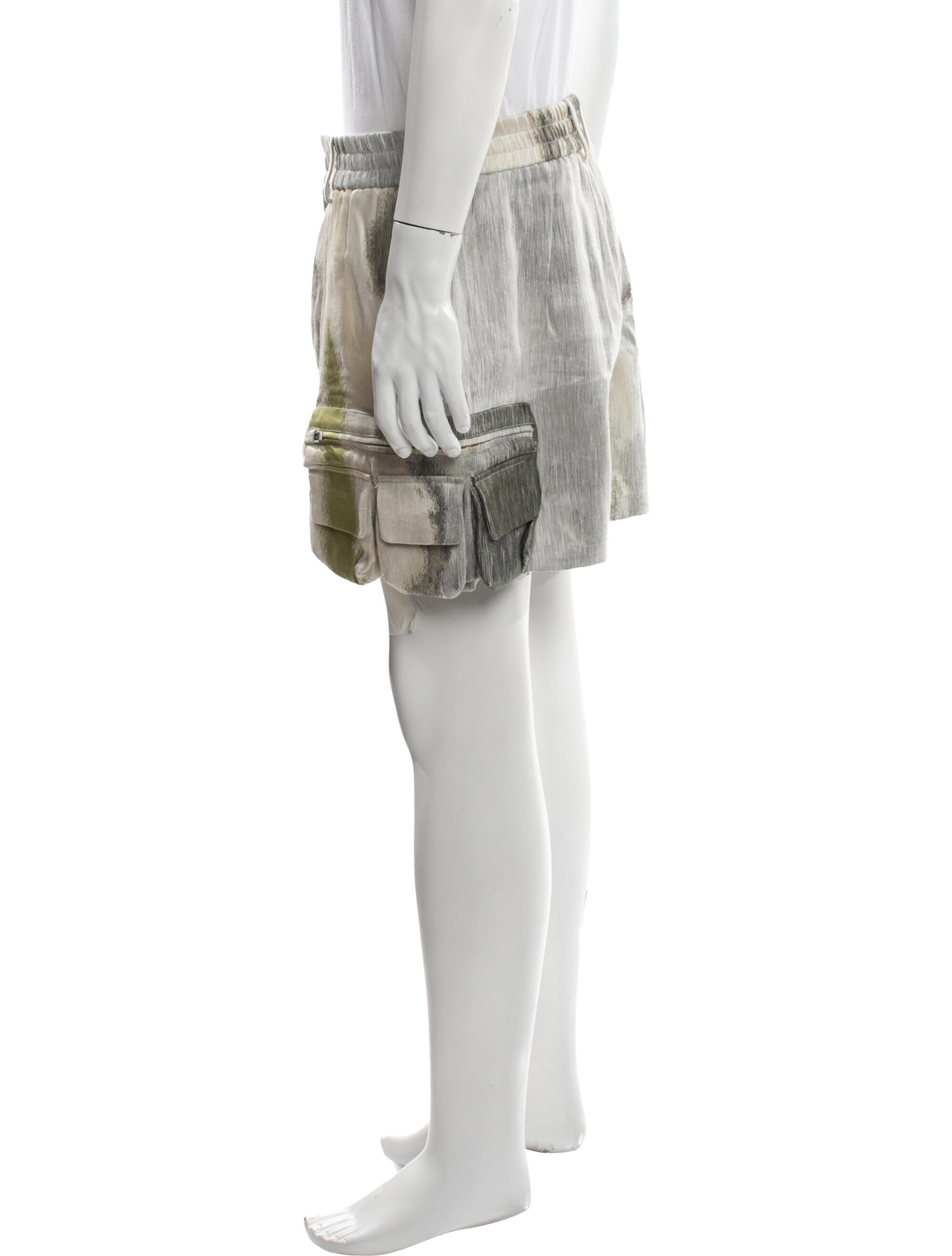 Fendi Linen Cargo Shorts