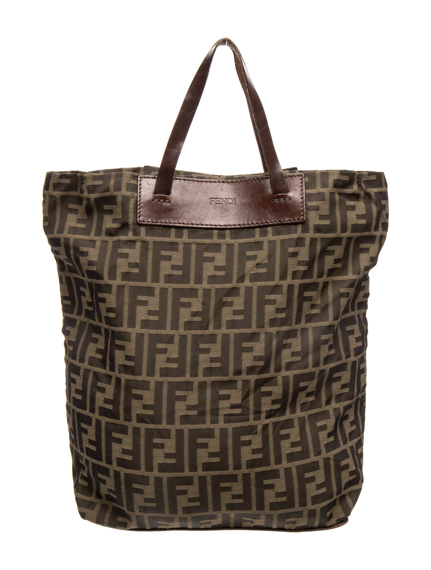 Fendi Zucca FF Top Handle Bag